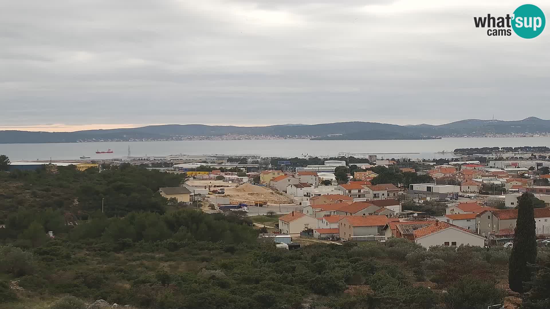 Zadar Port Gazenica Webcam Panorama, Zadar, Kroatien