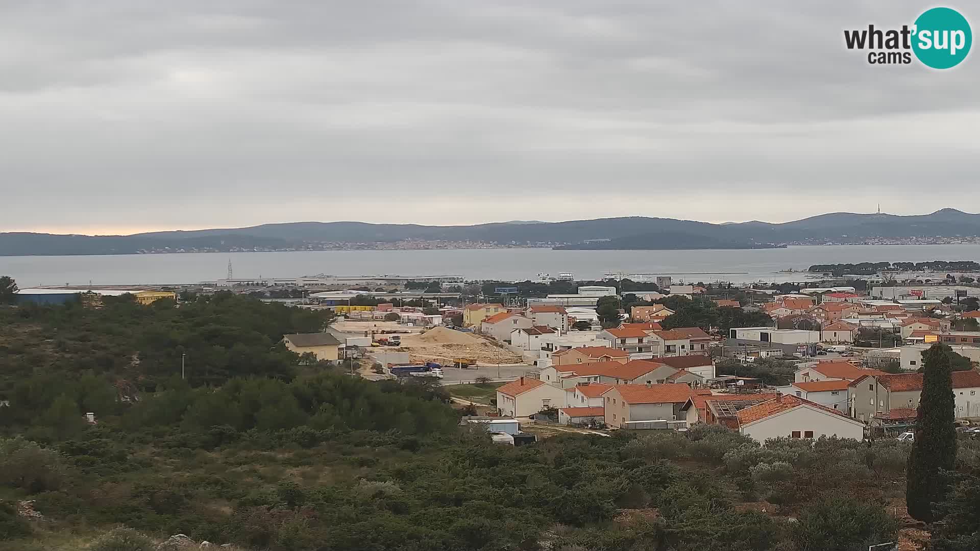 Panoramska web kamera Luke Gaženica u Zadru, Hrvatska