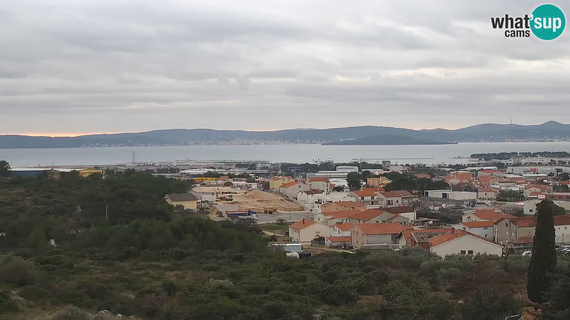 Zadar Port Gazenica Webcam Panorama, Zadar, Kroatien