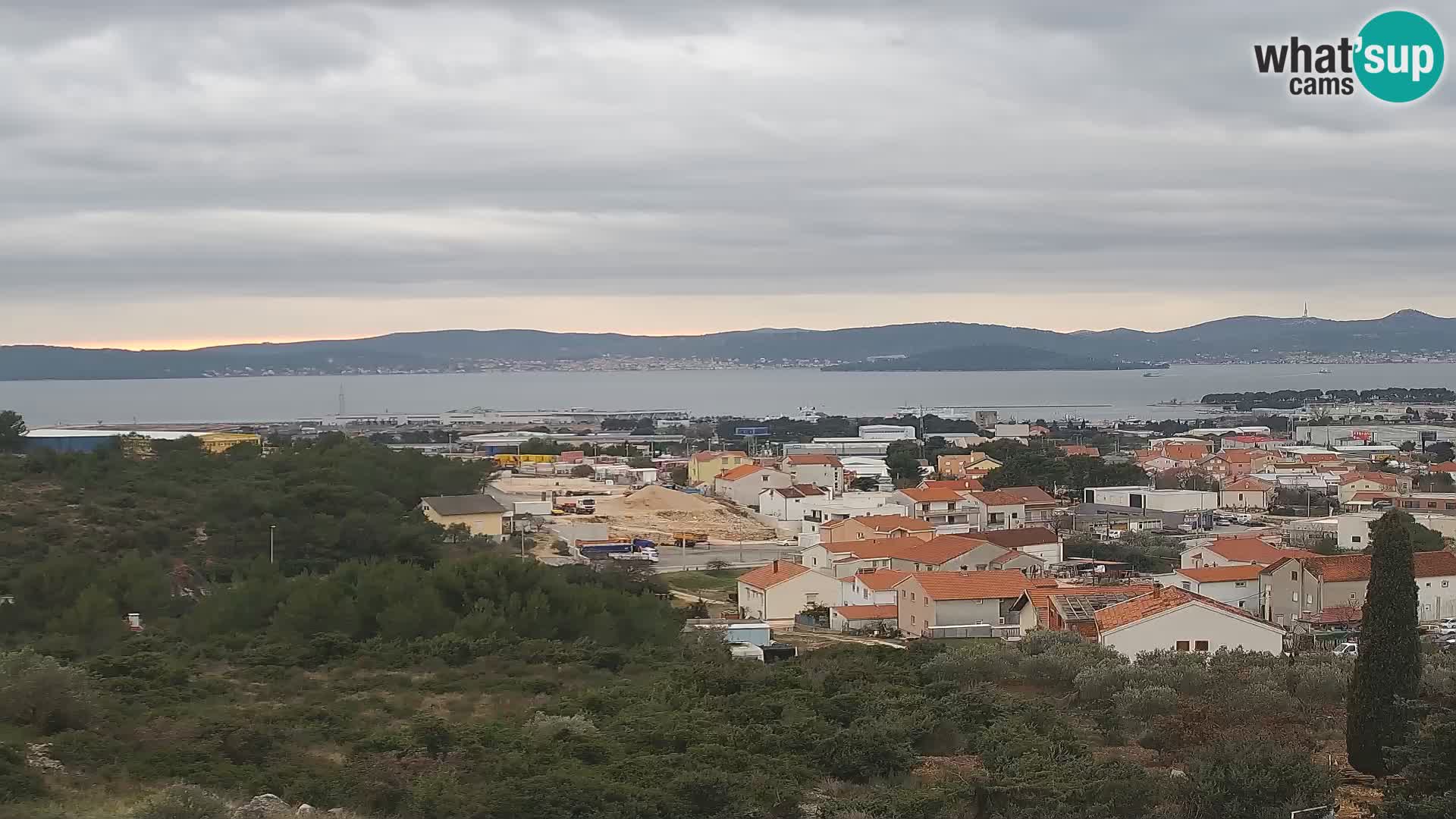 Panorama de la Webcam del Puerto Gazenica de Zadar, Zadar, Croacia