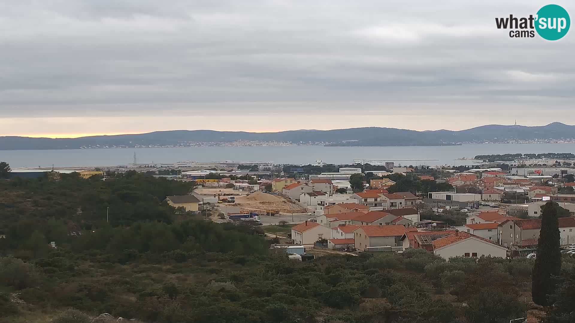Panorama de la Webcam del Puerto Gazenica de Zadar, Zadar, Croacia