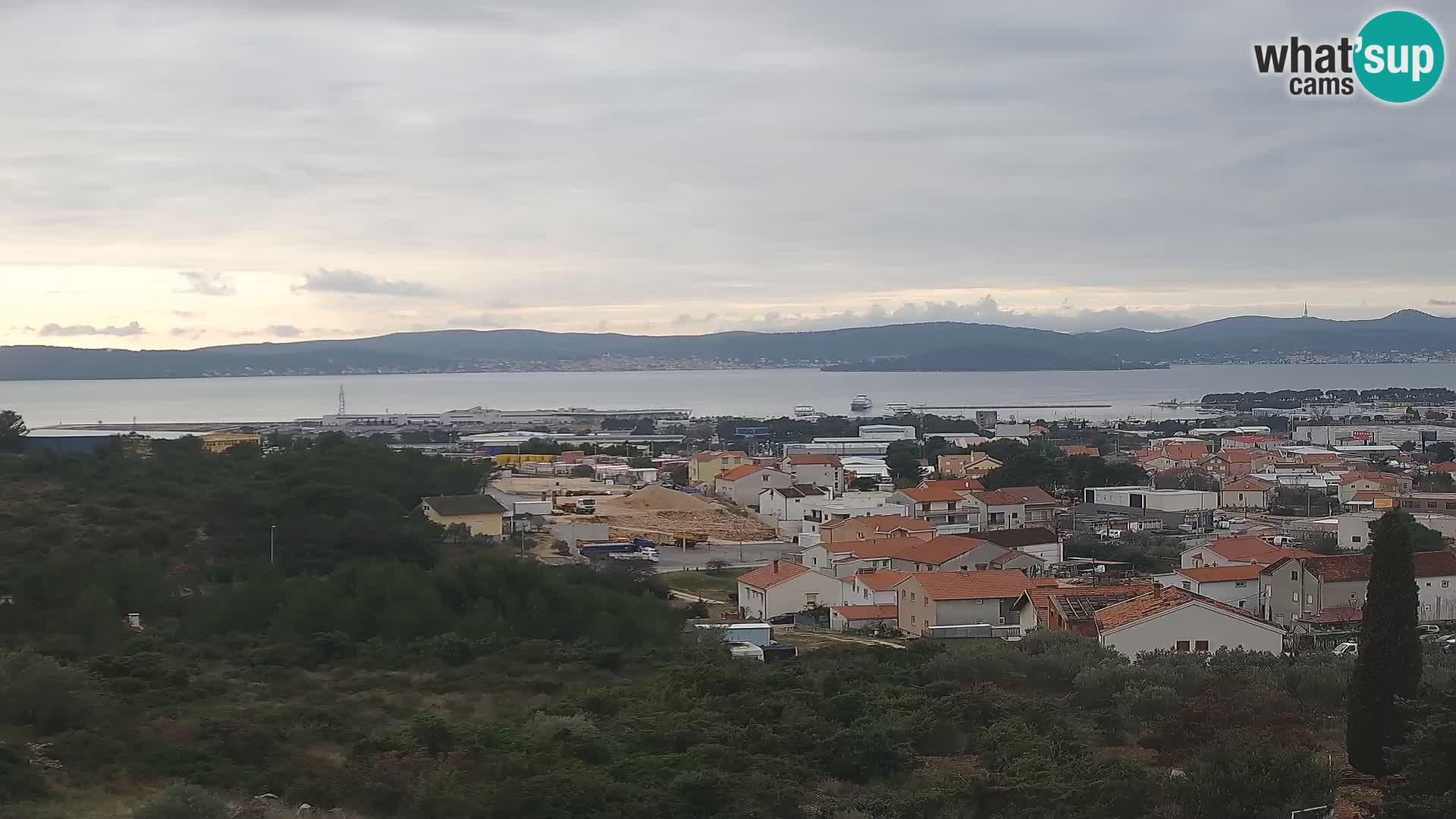 Panoramska web kamera Luke Gaženica u Zadru, Hrvatska