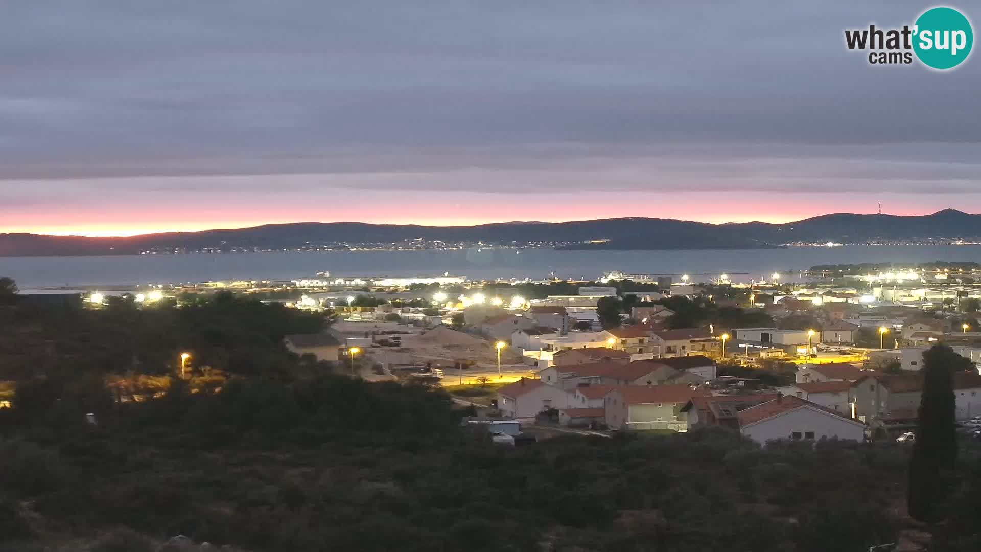 Panoramska web kamera Luke Gaženica u Zadru, Hrvatska