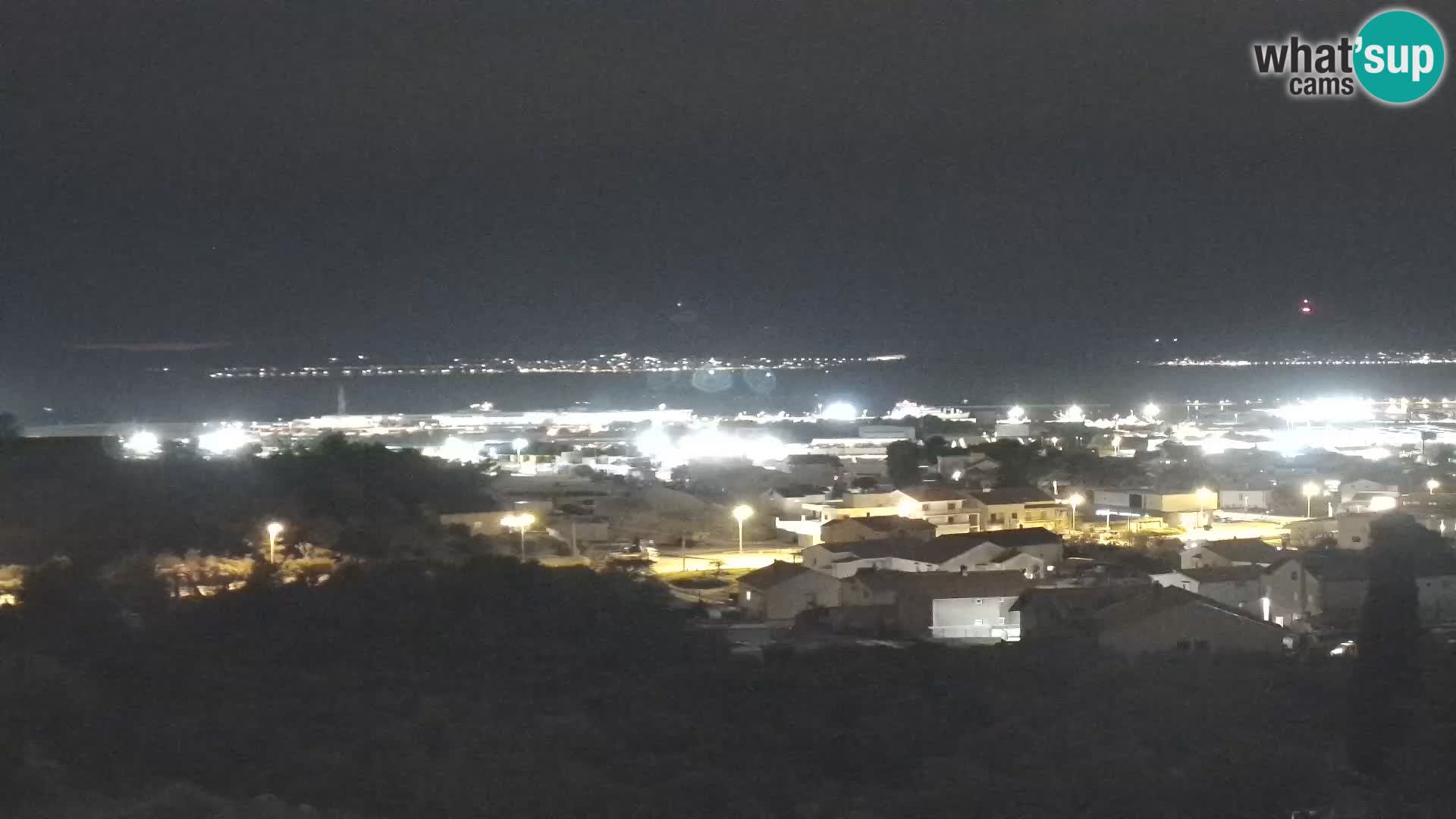 Panorama de la Webcam del Puerto Gazenica de Zadar, Zadar, Croacia