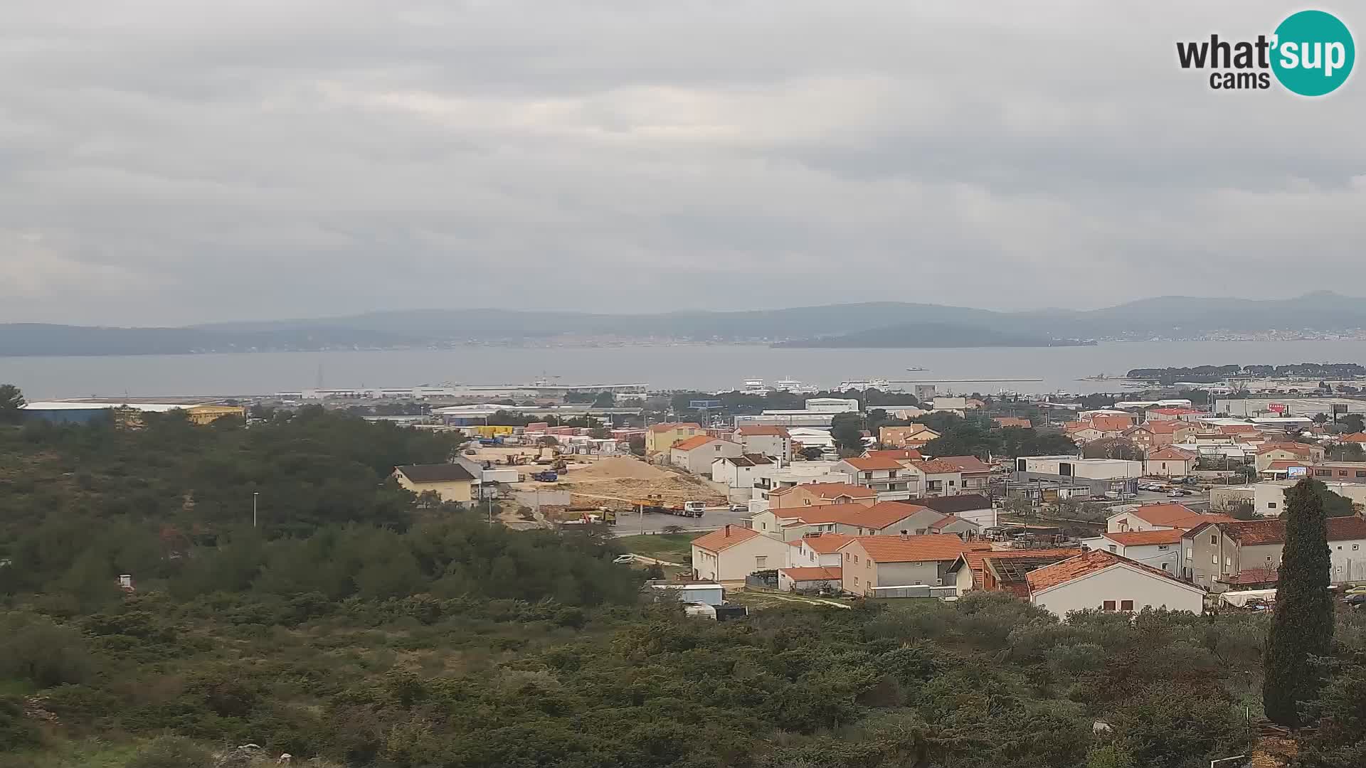 Zadar Pristanišče Gazenica s panoramsko spletno kamero, Zadar, Hrvaška