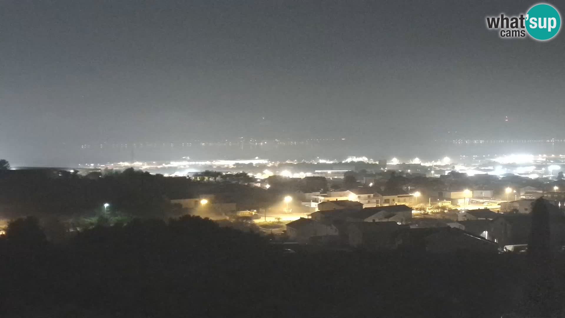 Panorama de la Webcam del Puerto Gazenica de Zadar, Zadar, Croacia