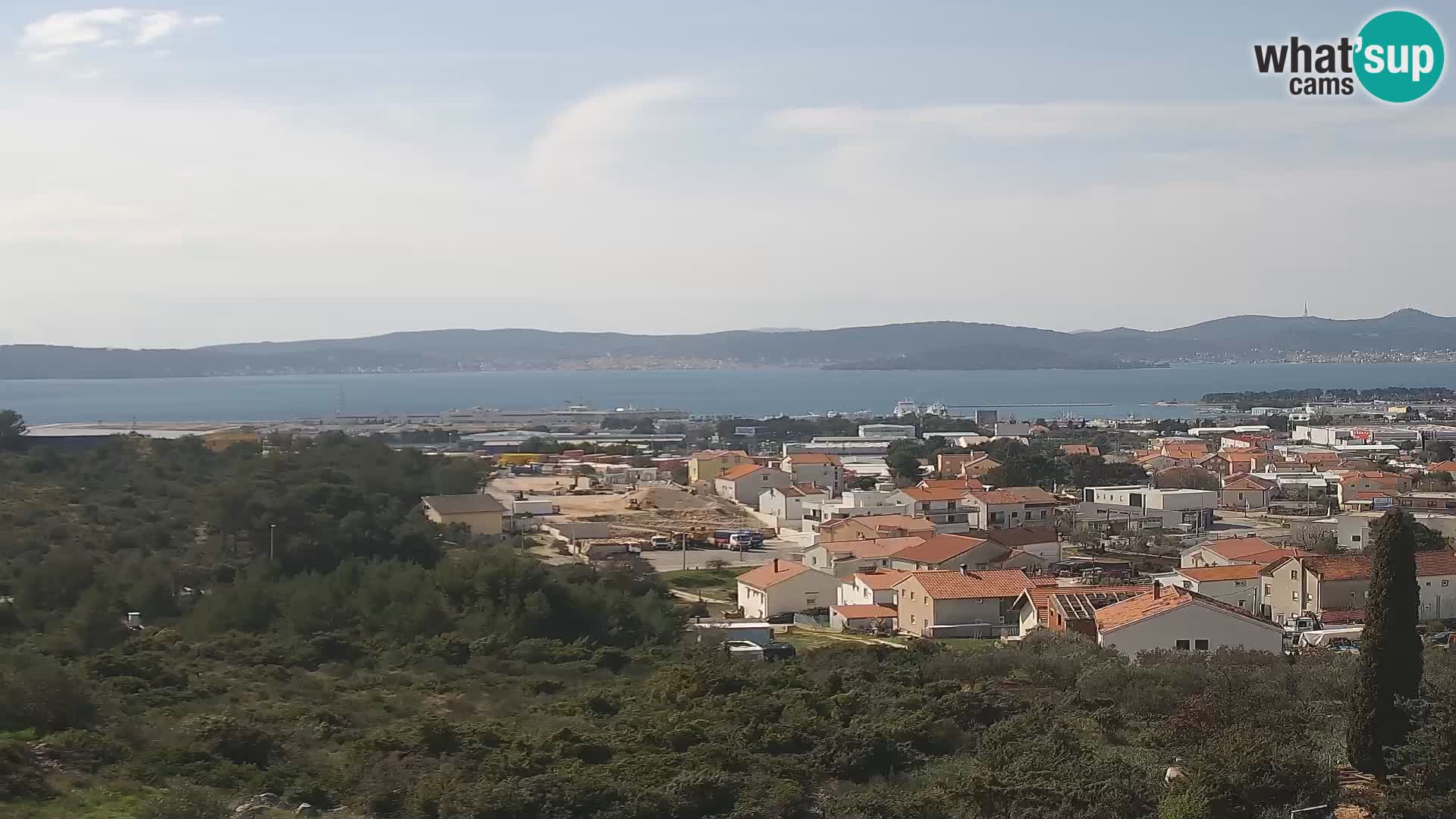 Zadar Port Gazenica Webcam Panorama, Zadar, Kroatien