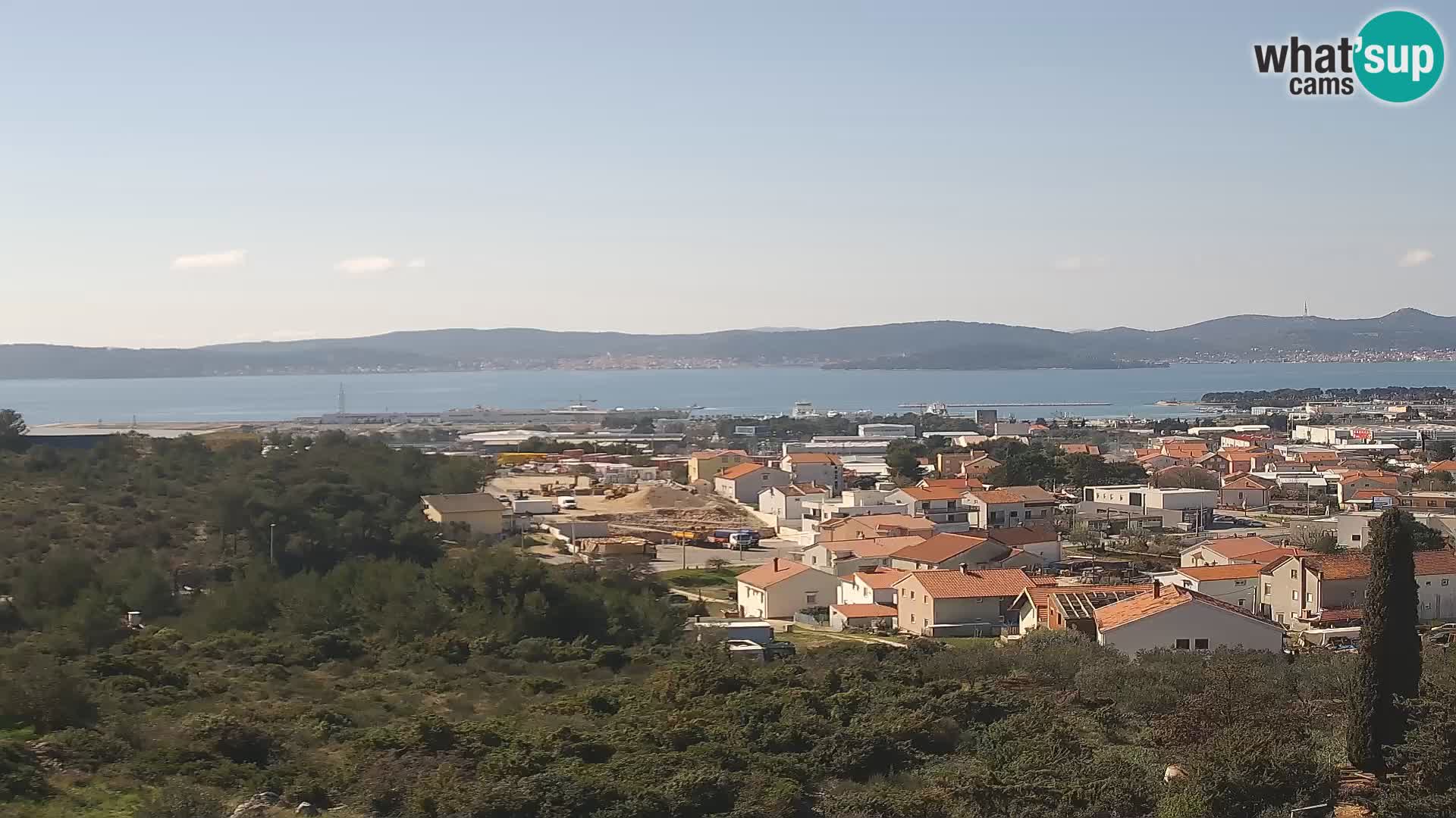 Panorama de la Webcam del Puerto Gazenica de Zadar, Zadar, Croacia