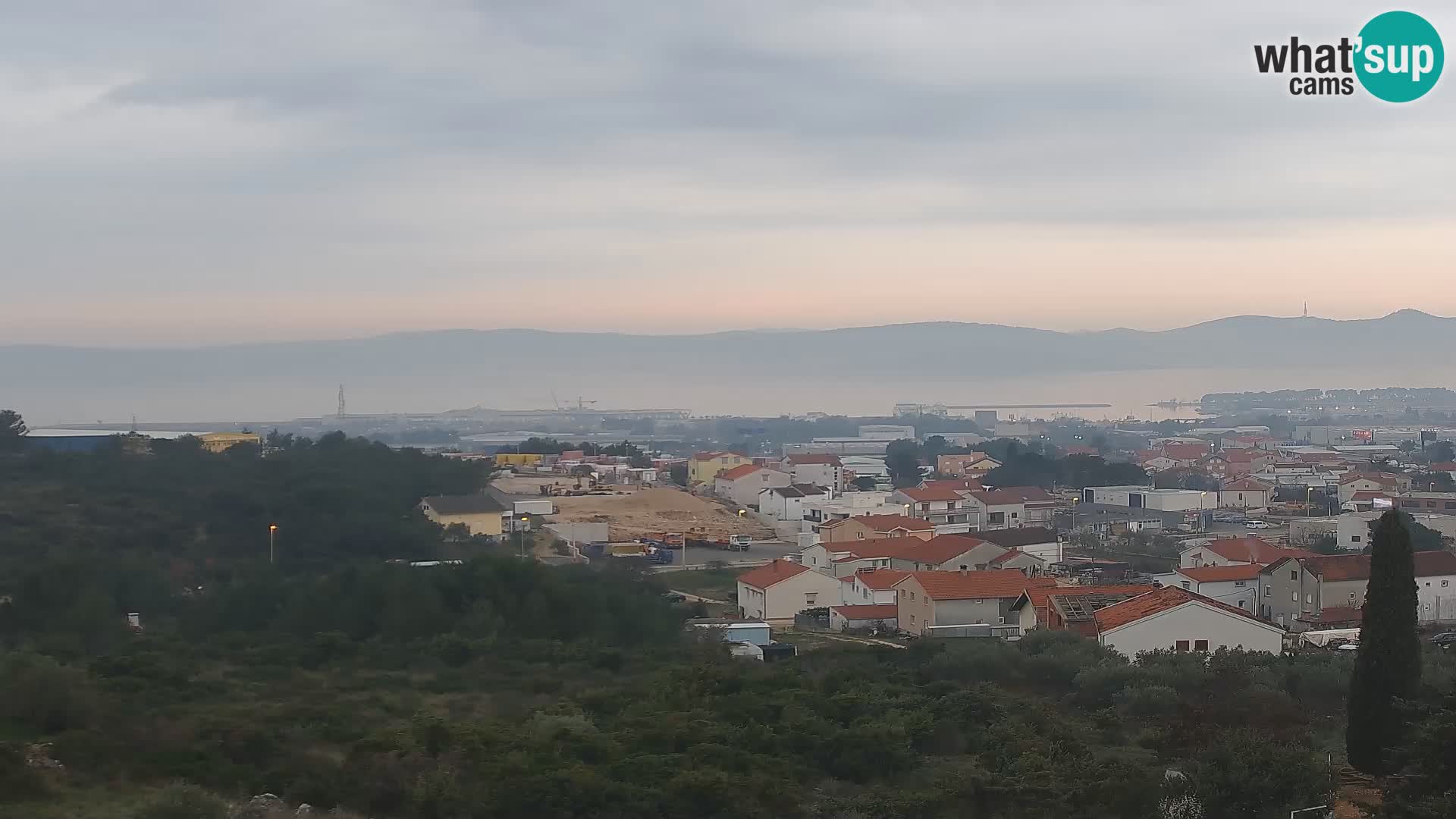 Panorama de la Webcam del Puerto Gazenica de Zadar, Zadar, Croacia