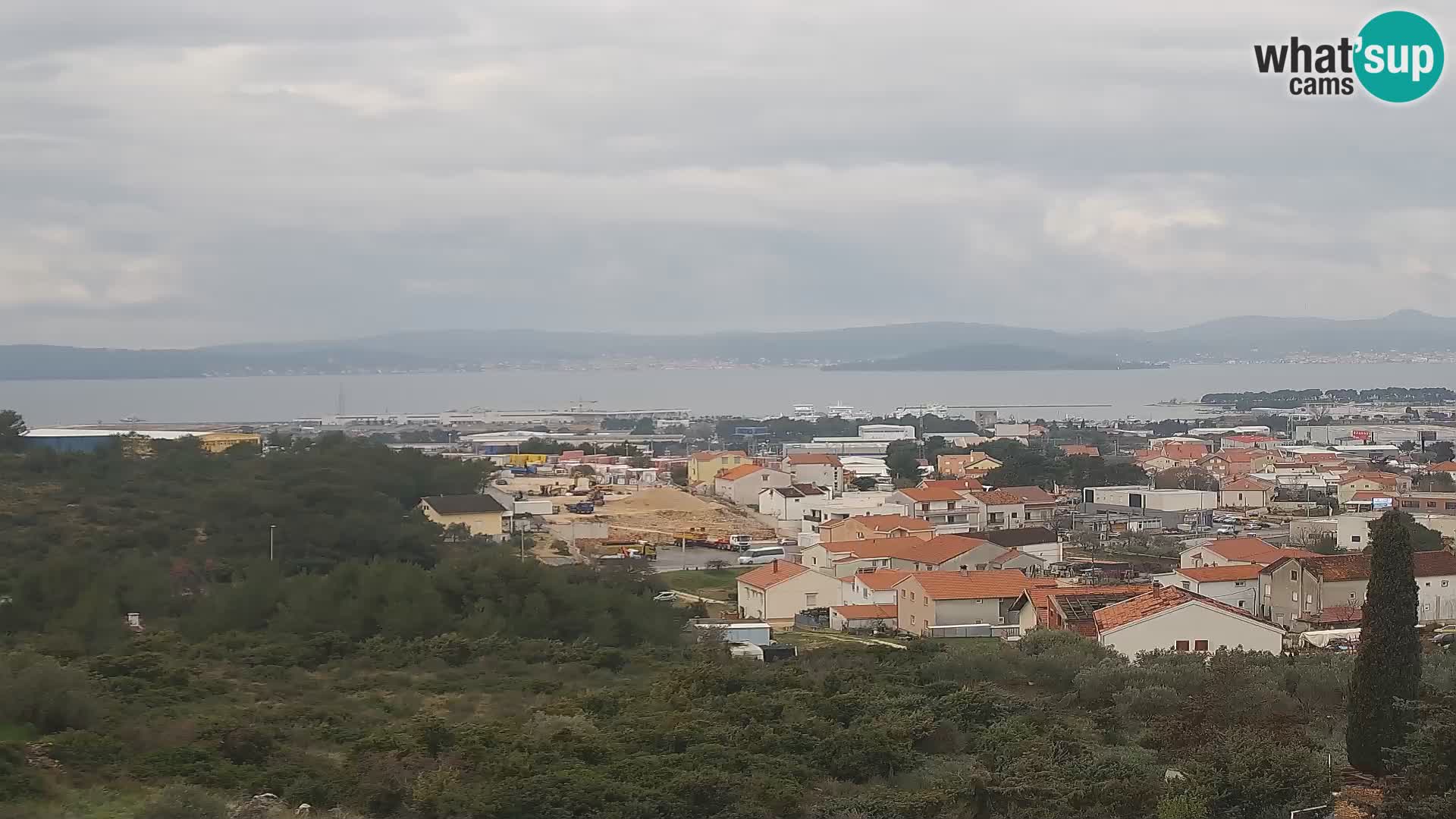 Panorama de la Webcam del Puerto Gazenica de Zadar, Zadar, Croacia