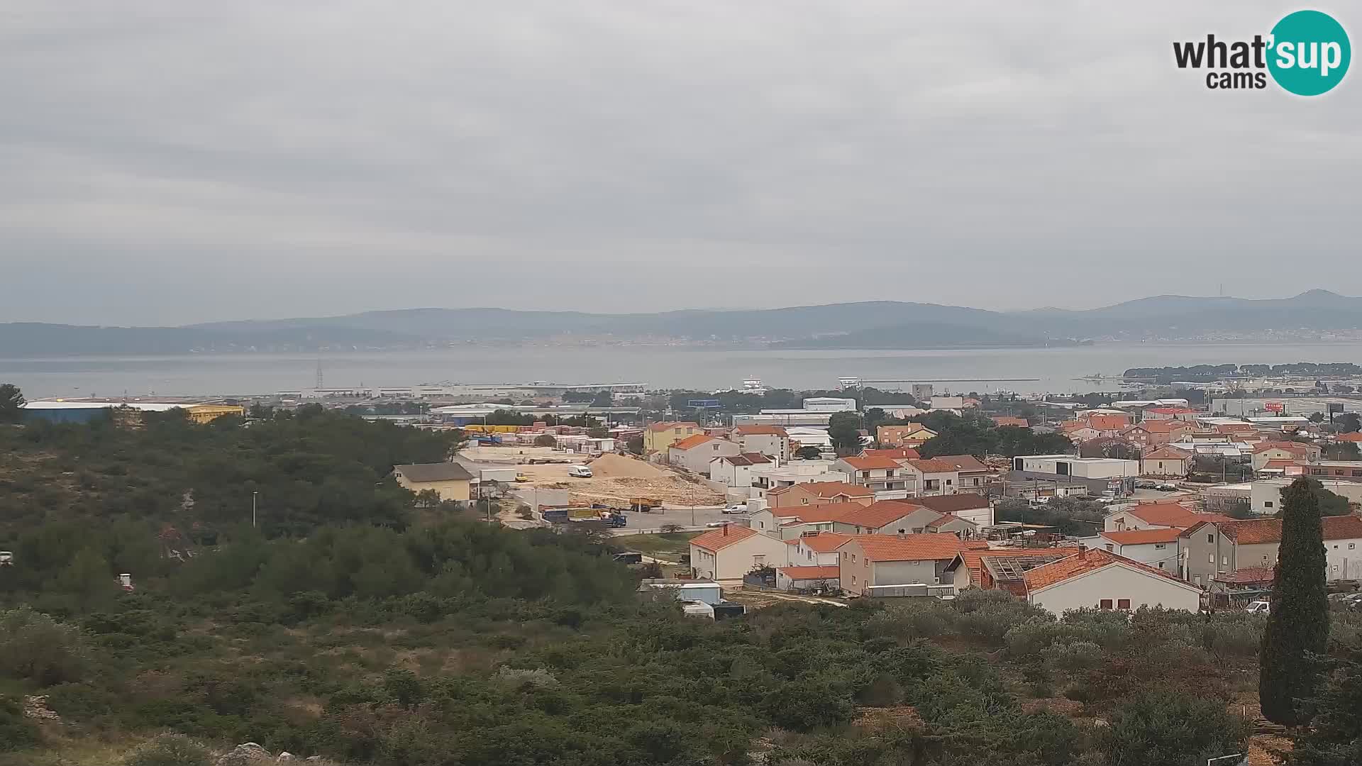 Zadar Port Gazenica Webcam Panorama, Zadar, Kroatien