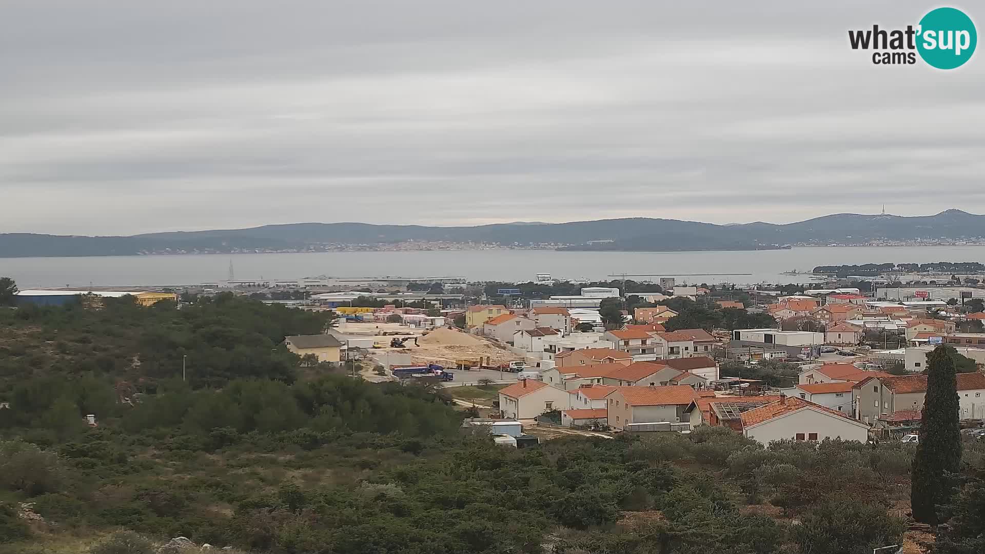 Zadar Port Gazenica Webcam Panorama, Zadar, Kroatien