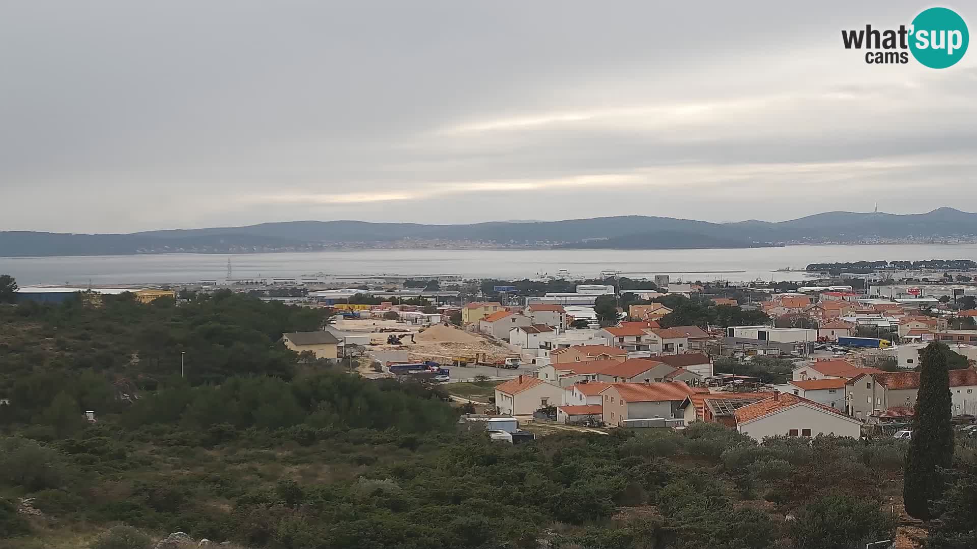 Zadar Port Gazenica Webcam Panorama, Zadar, Kroatien