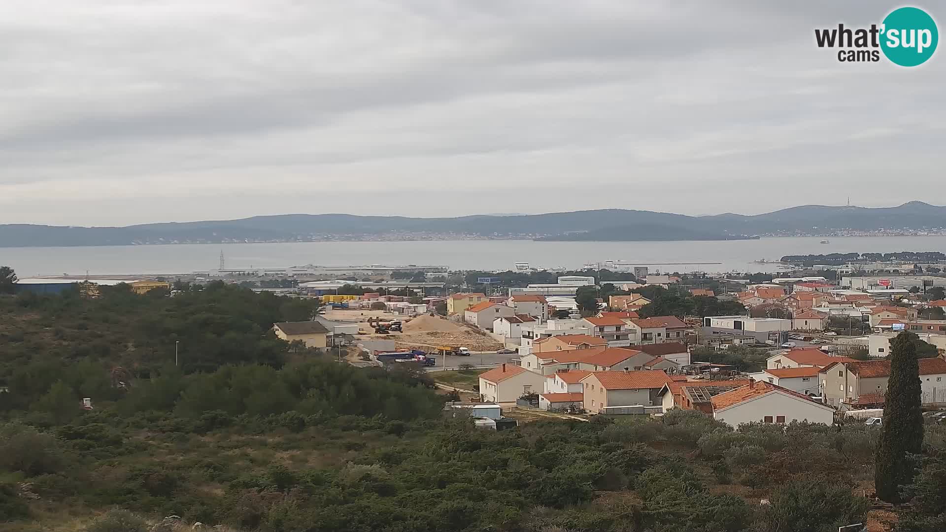 Zadar Port Gazenica Webcam Panorama, Zadar, Kroatien