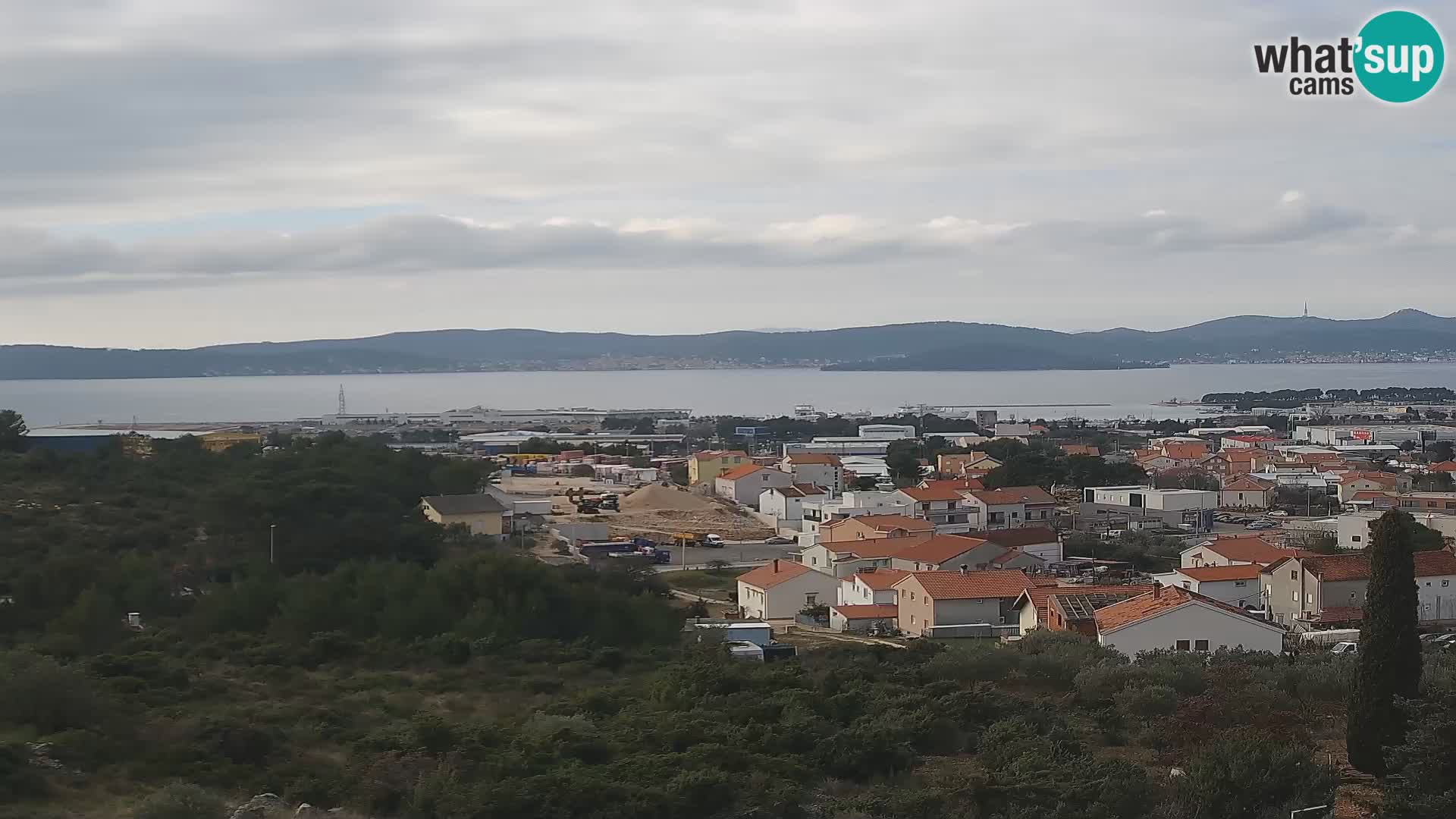 Zadar Port Gazenica Webcam Panorama, Zadar, Kroatien