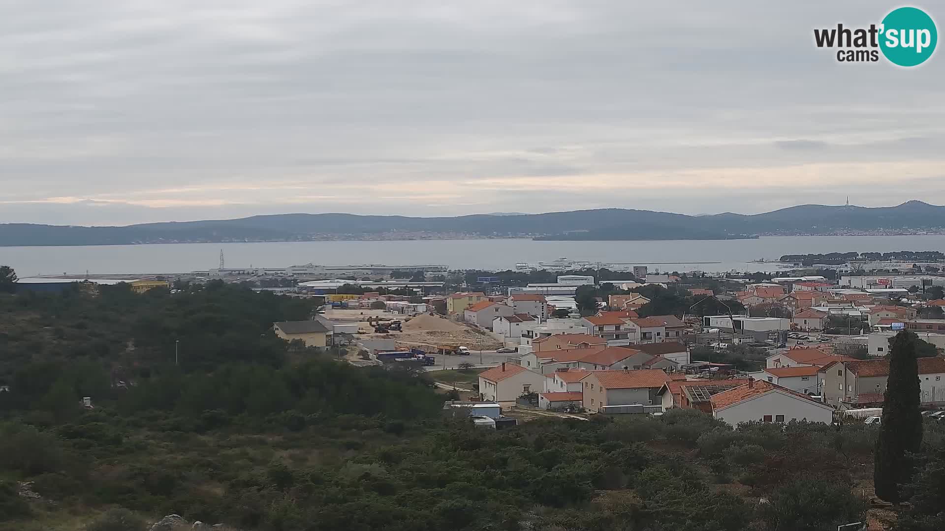 Zadar Port Gazenica Webcam Panorama, Zadar, Kroatien