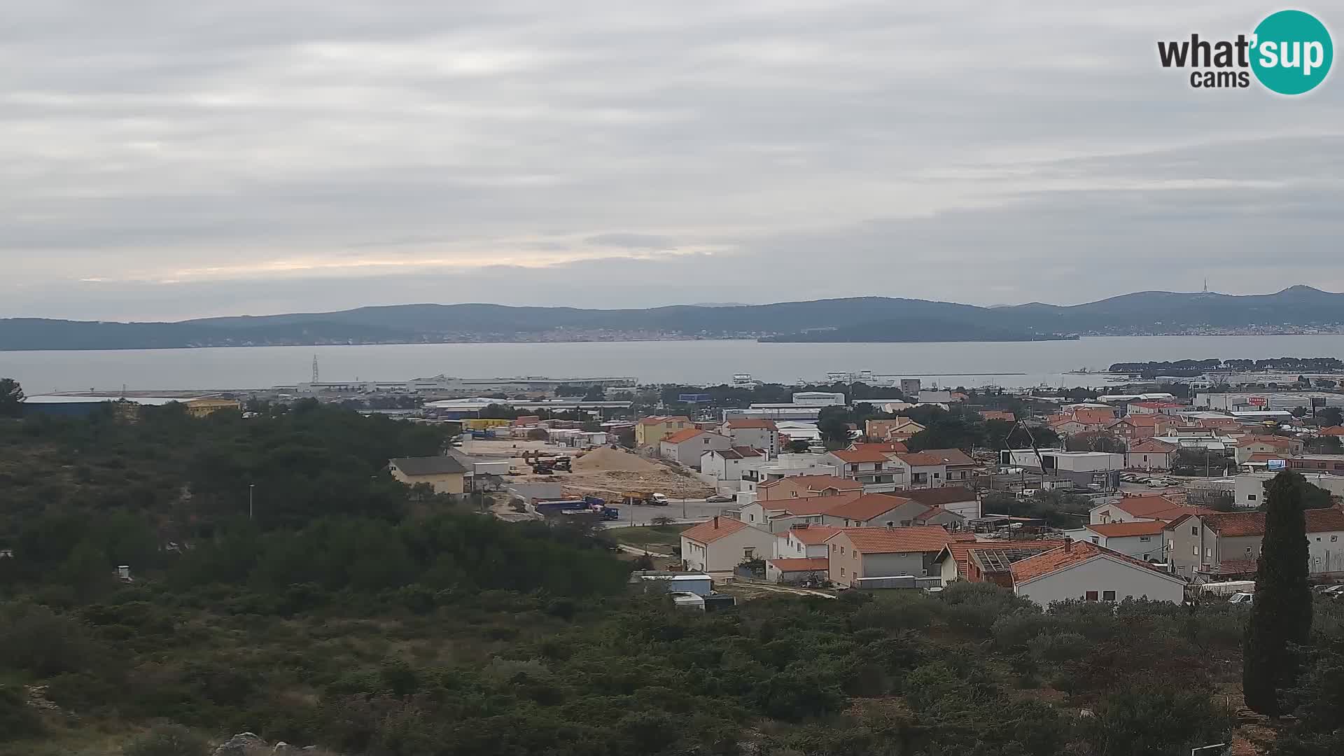 Zadar Port Gazenica Webcam Panorama, Zadar, Kroatien