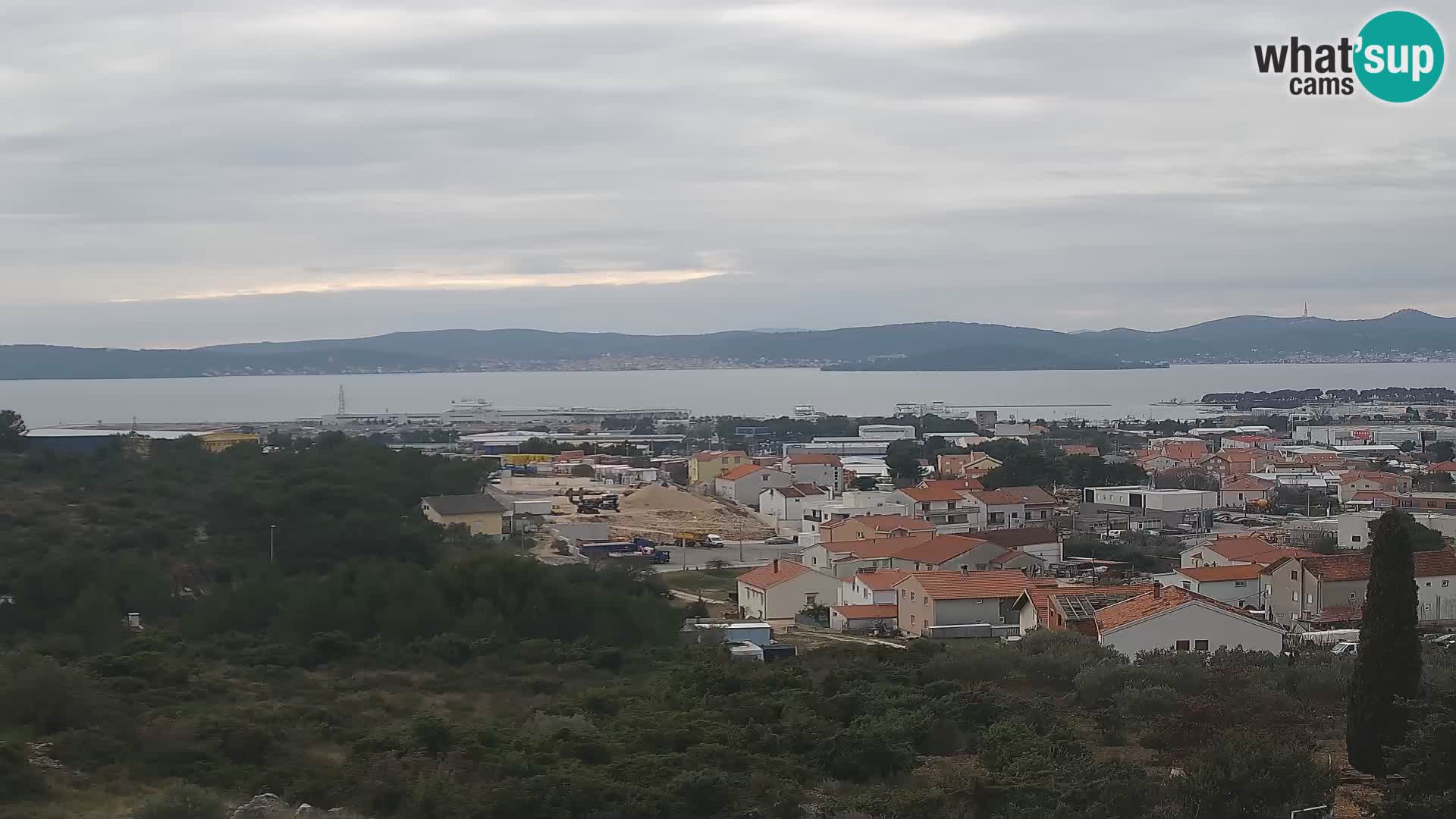 Zadar Port Gazenica Webcam Panorama, Zadar, Kroatien
