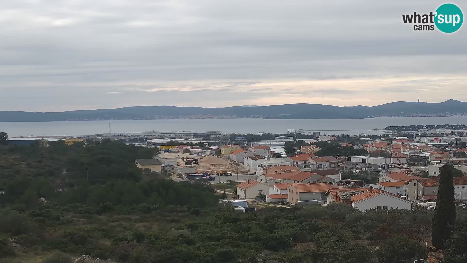 Zadar Port Gazenica Webcam Panorama, Zadar, Kroatien
