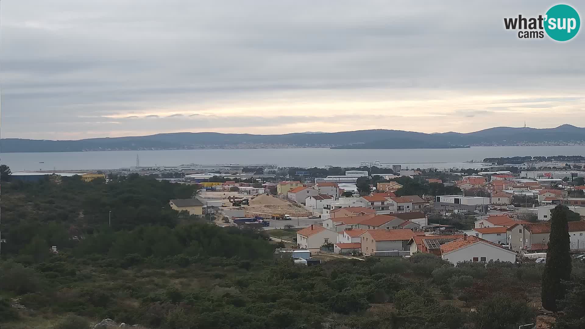 Zadar Pristanišče Gazenica s panoramsko spletno kamero, Zadar, Hrvaška