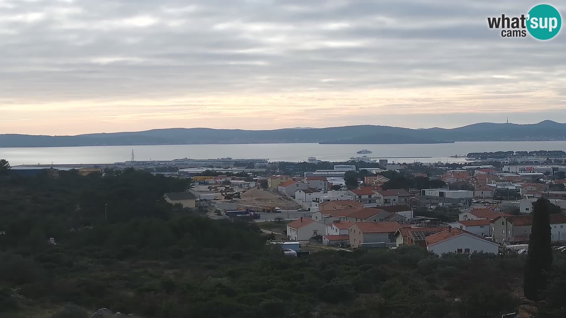Zadar Port Gazenica Webcam Panorama, Zadar, Kroatien