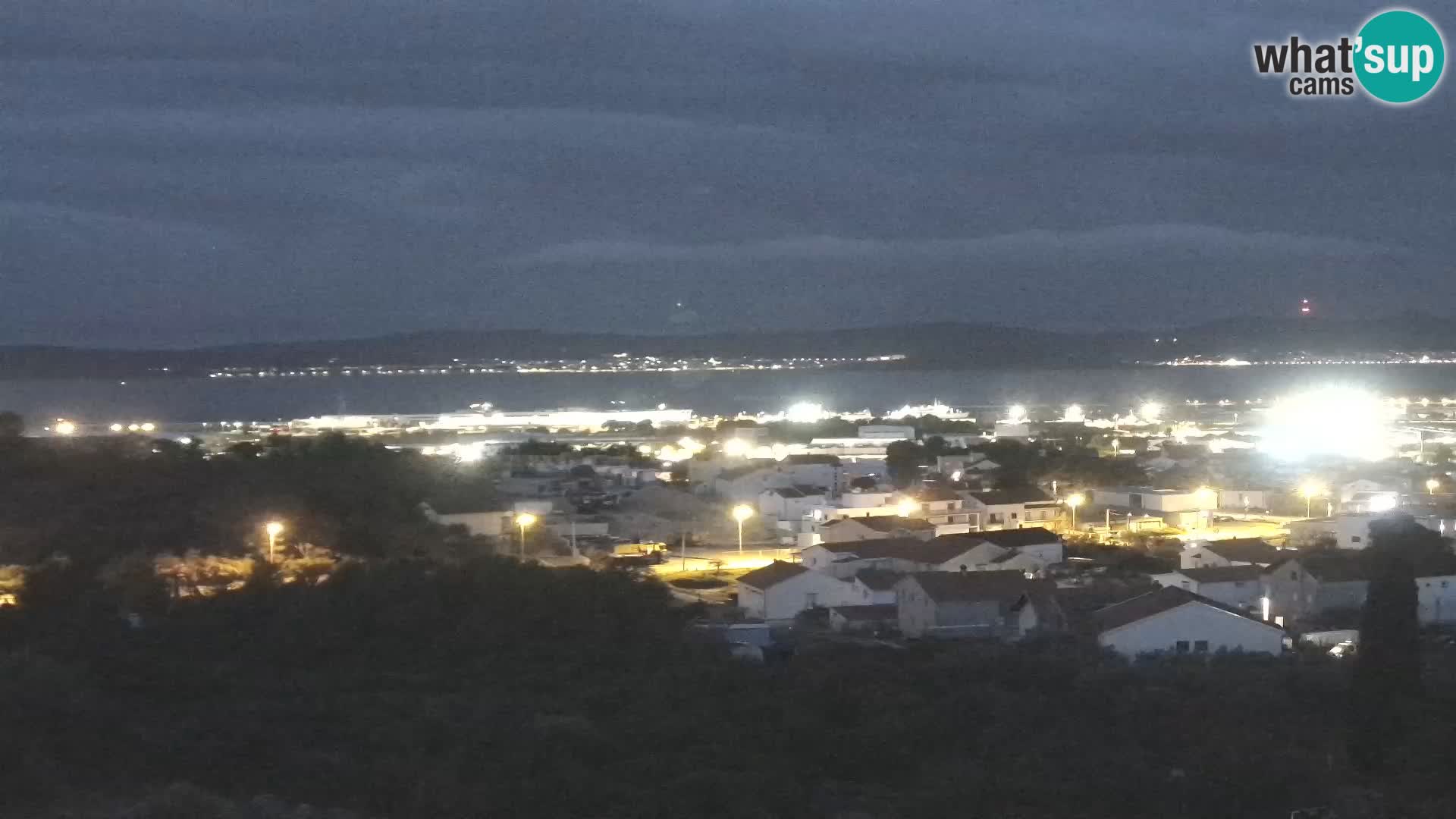 Panorama de la Webcam del Puerto Gazenica de Zadar, Zadar, Croacia