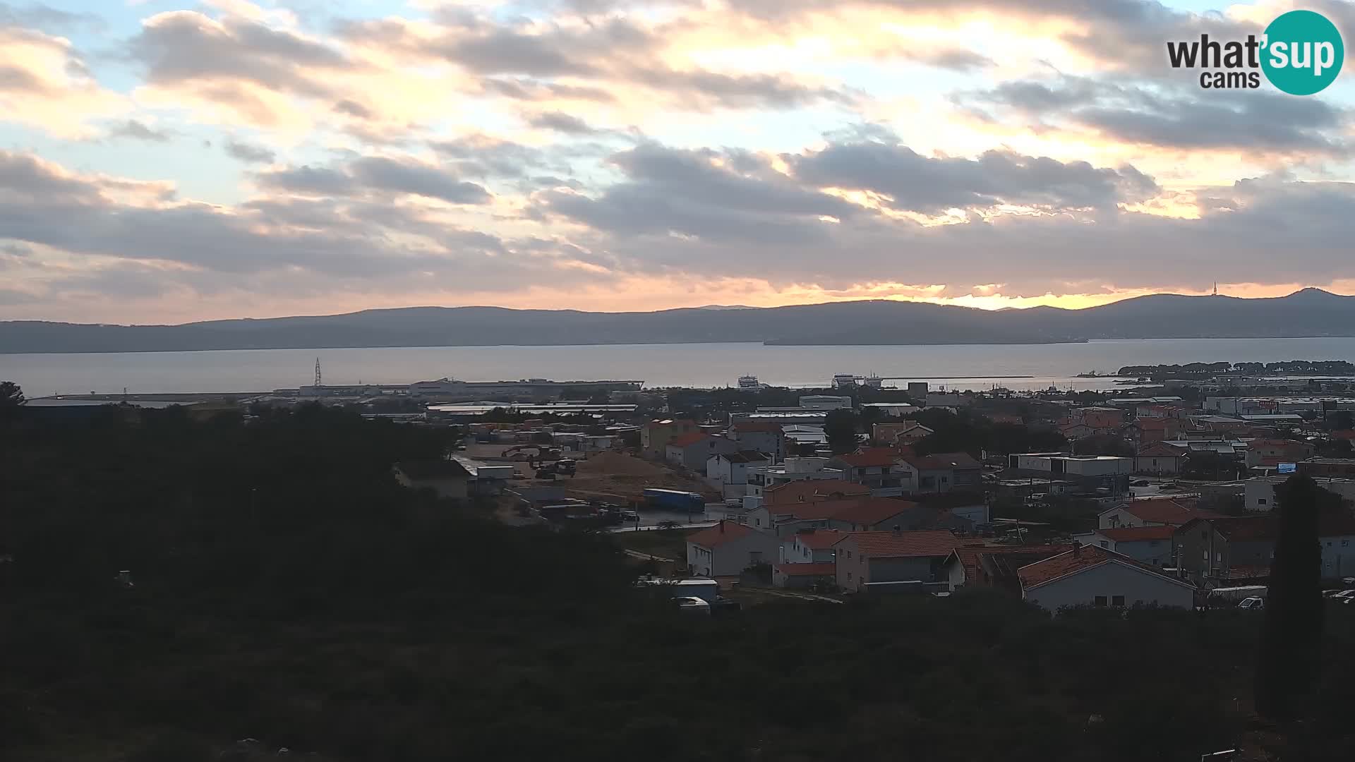 Zadar Pristanišče Gazenica s panoramsko spletno kamero, Zadar, Hrvaška