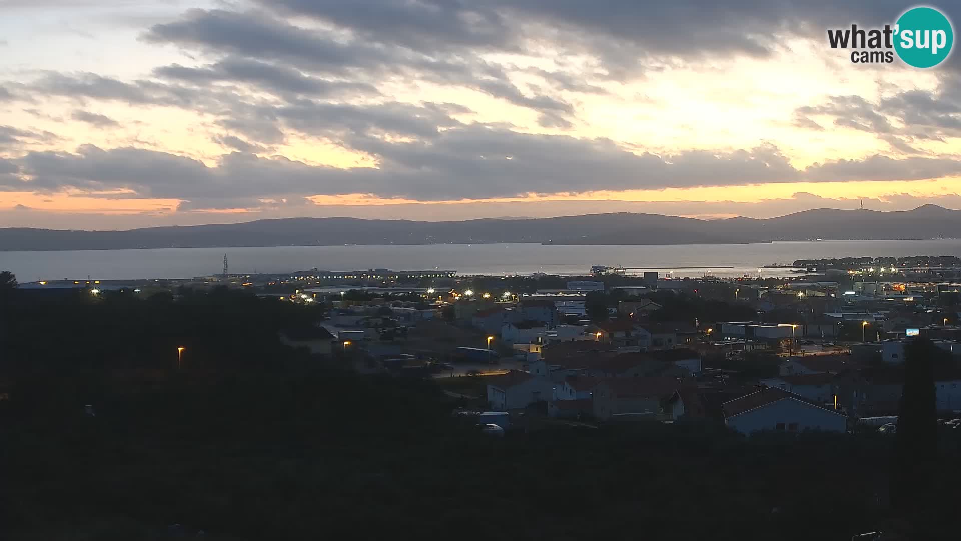 Zadar Pristanišče Gazenica s panoramsko spletno kamero, Zadar, Hrvaška
