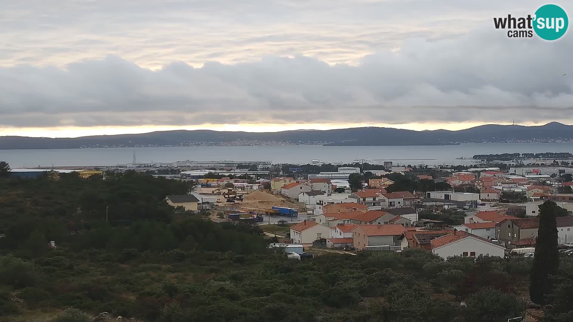 Zadar Port Gazenica Webcam Panorama, Zadar, Kroatien