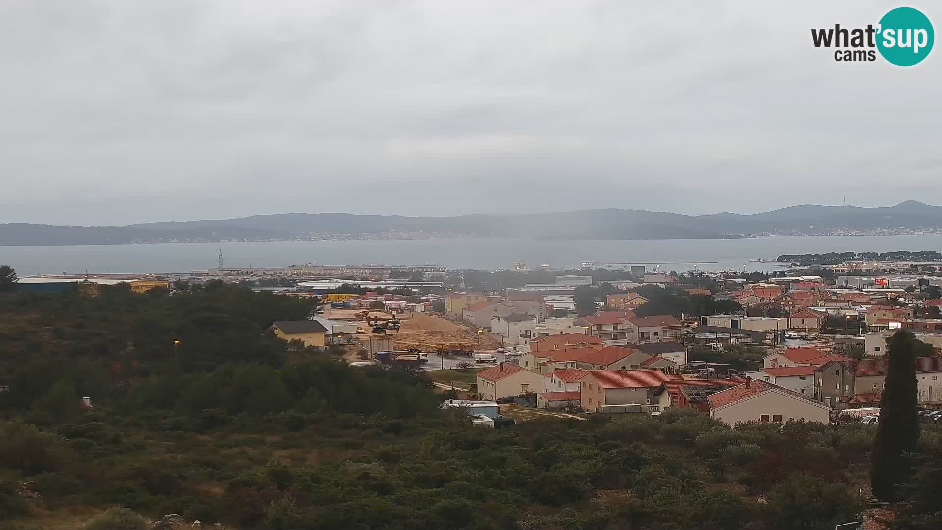 Zadar Pristanišče Gazenica s panoramsko spletno kamero, Zadar, Hrvaška