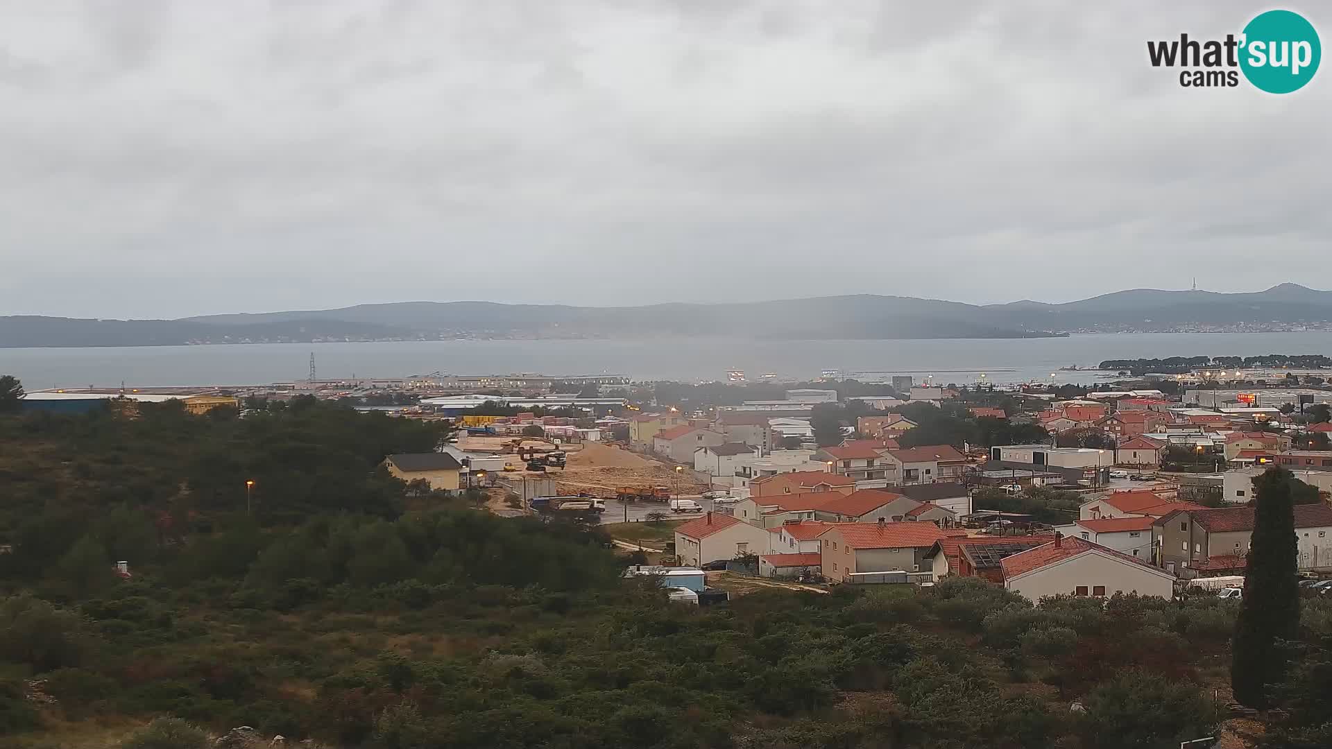 Zadar Pristanišče Gazenica s panoramsko spletno kamero, Zadar, Hrvaška