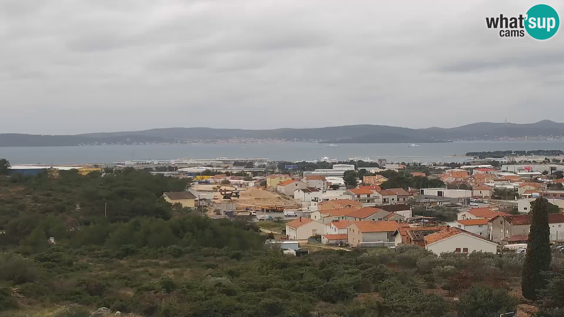 Zadar Pristanišče Gazenica s panoramsko spletno kamero, Zadar, Hrvaška