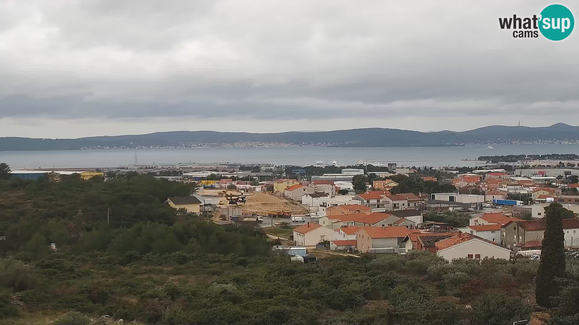 Zadar Port Gazenica Webcam Panorama, Zadar, Croatie