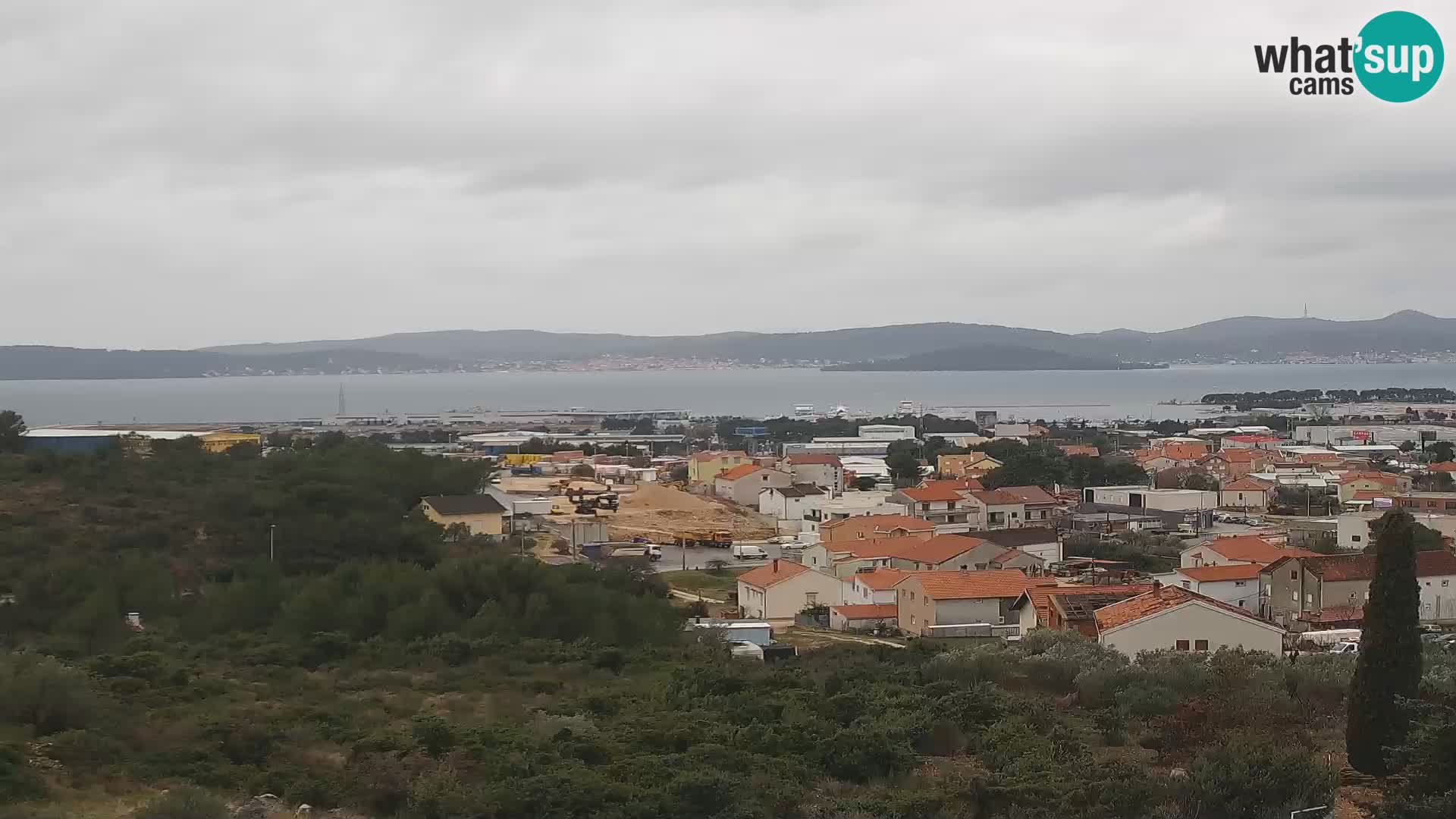 Zadar Pristanišče Gazenica s panoramsko spletno kamero, Zadar, Hrvaška