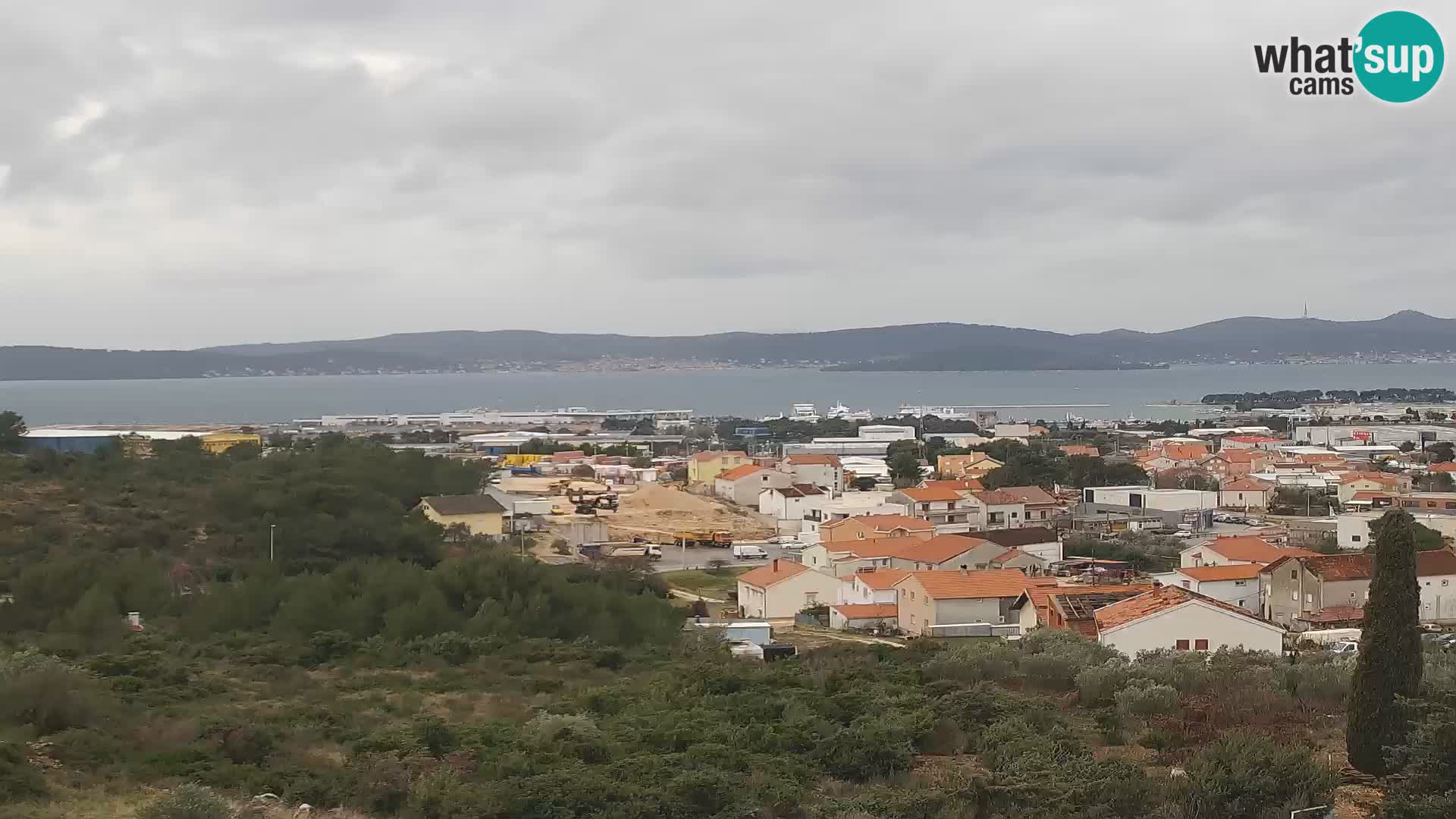 Zadar Port Gazenica Webcam Panorama, Zadar, Croatie