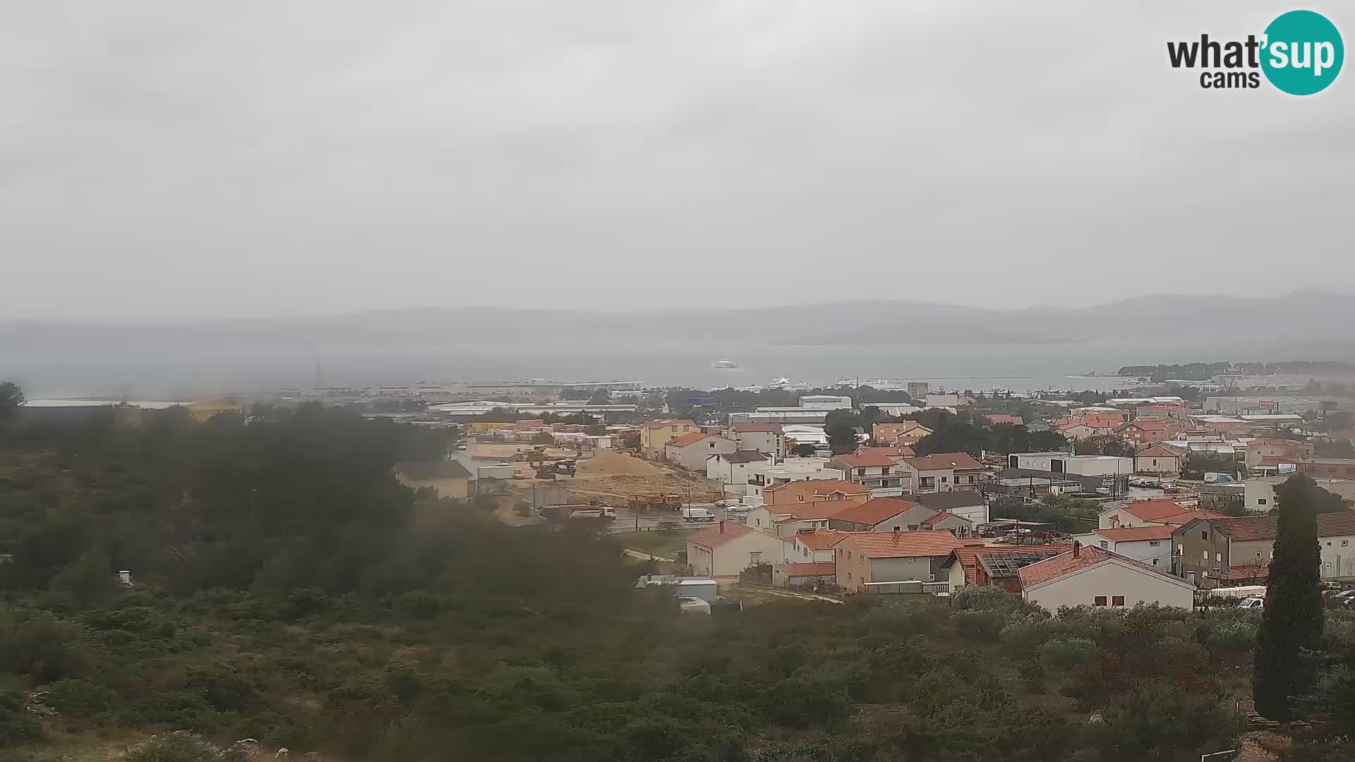 Panorama de la Webcam del Puerto Gazenica de Zadar, Zadar, Croacia