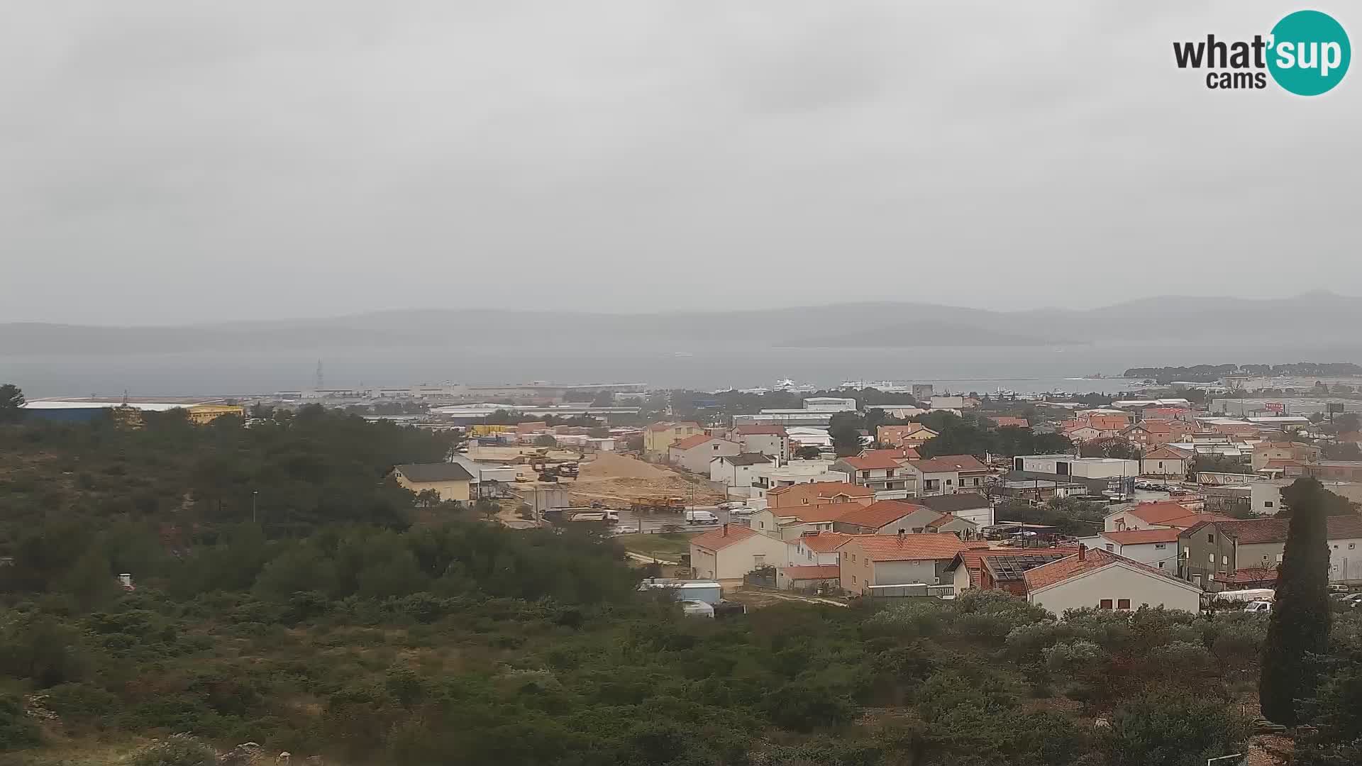 Zadar Port Gazenica Webcam Panorama, Zadar, Kroatien