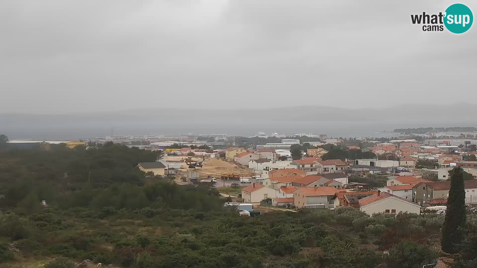 Panorama de la Webcam del Puerto Gazenica de Zadar, Zadar, Croacia