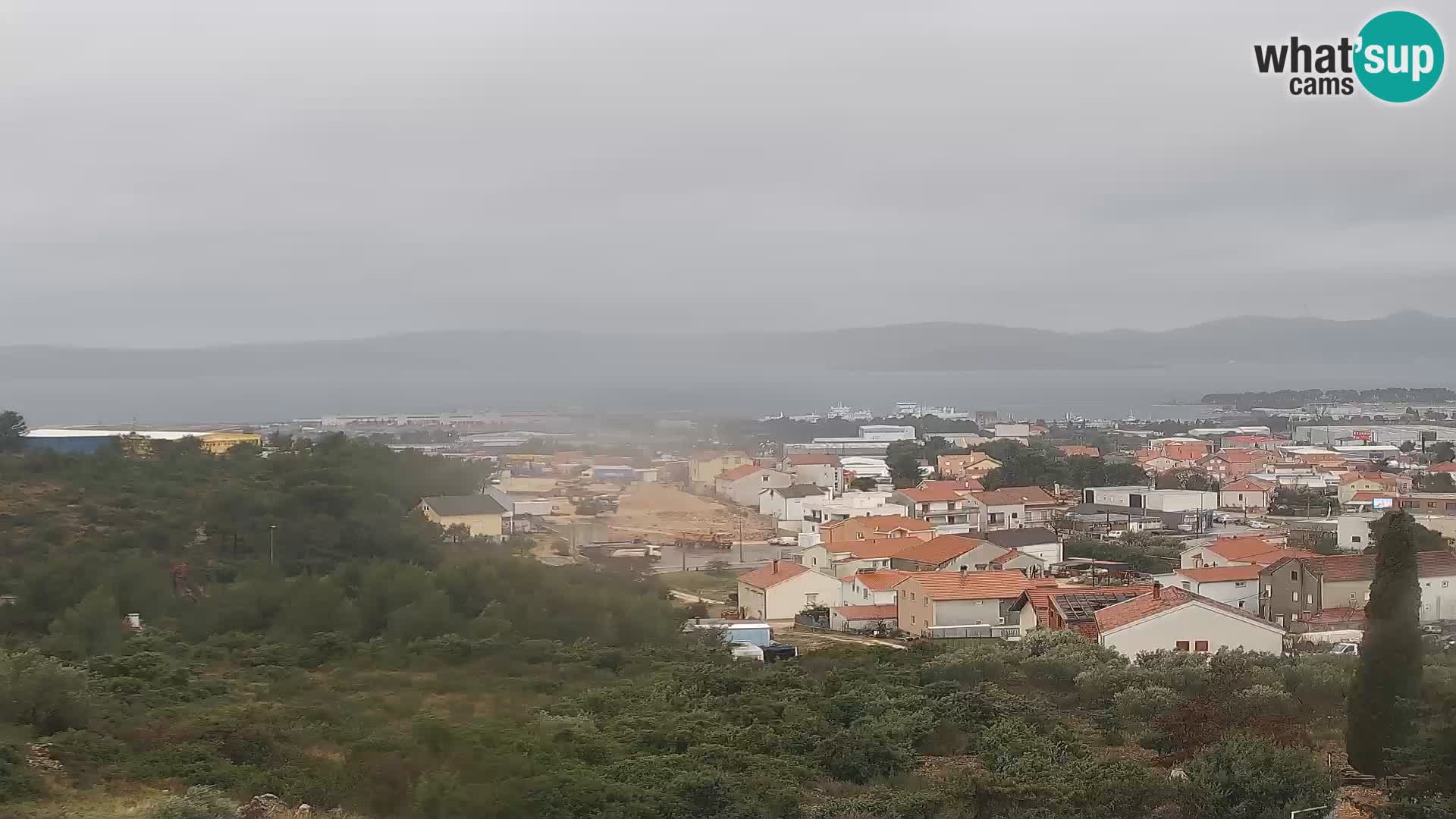 Panorama de la Webcam del Puerto Gazenica de Zadar, Zadar, Croacia