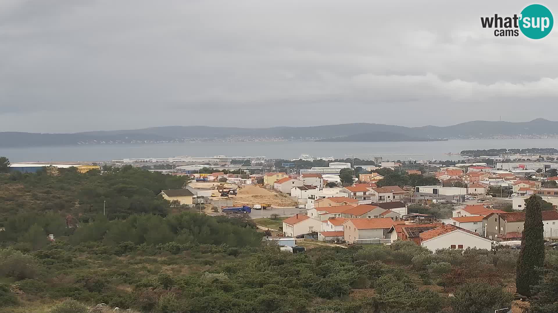 Panoramska web kamera Luke Gaženica u Zadru, Hrvatska