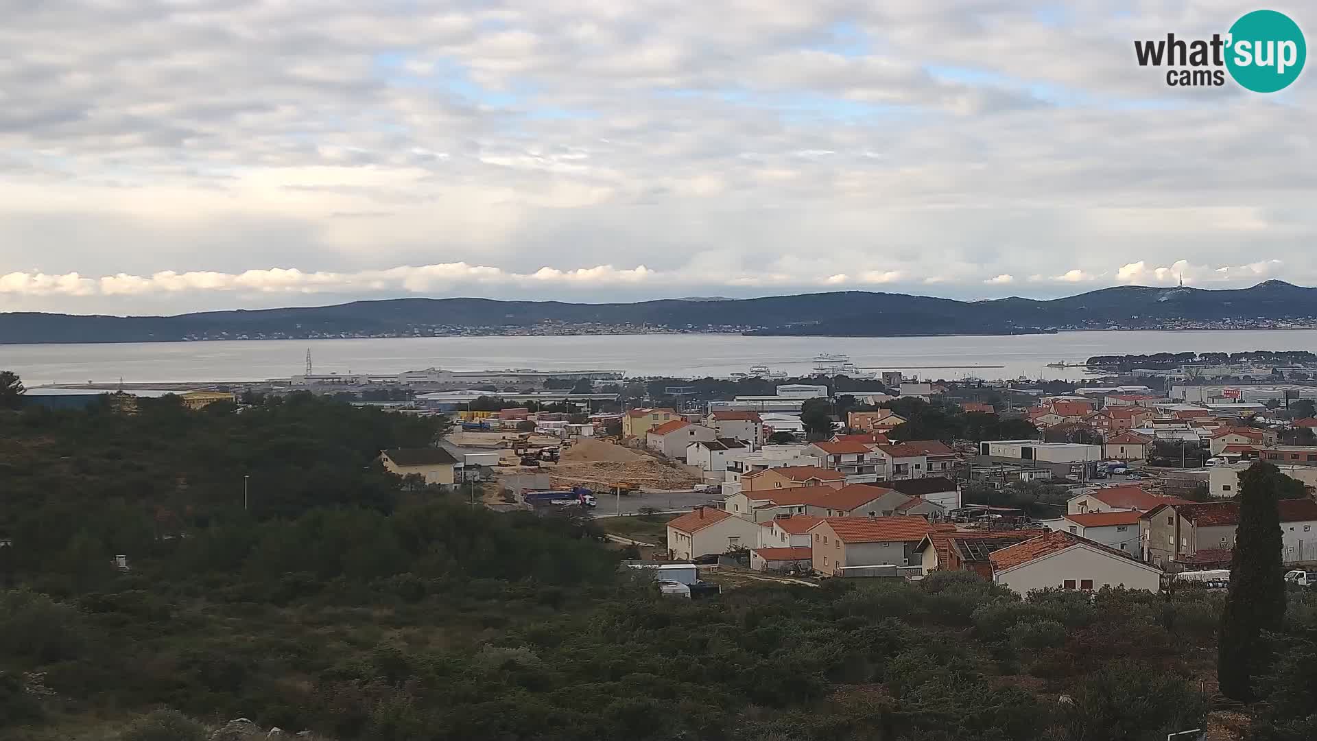 Panoramska web kamera Luke Gaženica u Zadru, Hrvatska