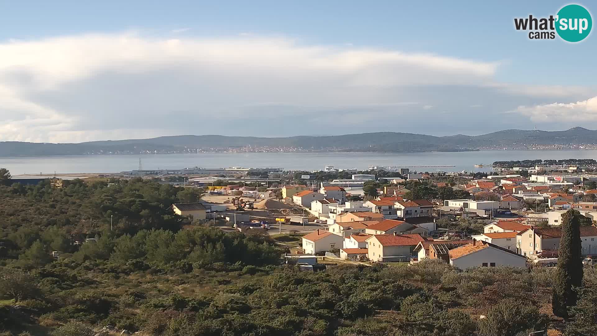 Panoramska web kamera Luke Gaženica u Zadru, Hrvatska