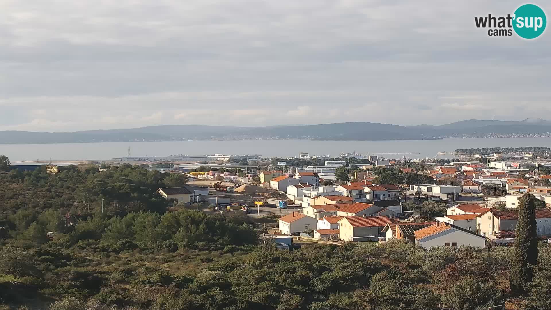 Zadar Pristanišče Gazenica s panoramsko spletno kamero, Zadar, Hrvaška
