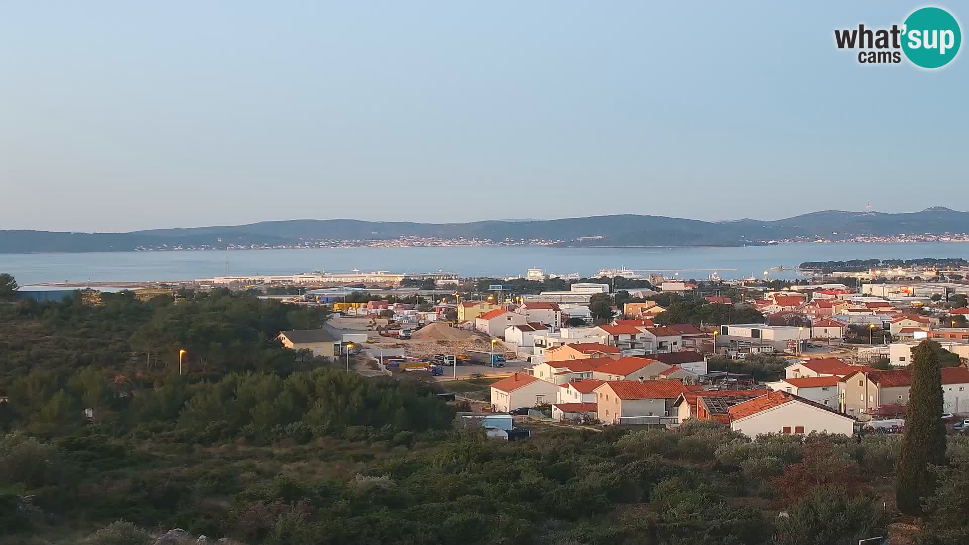 Panoramska web kamera Luke Gaženica u Zadru, Hrvatska