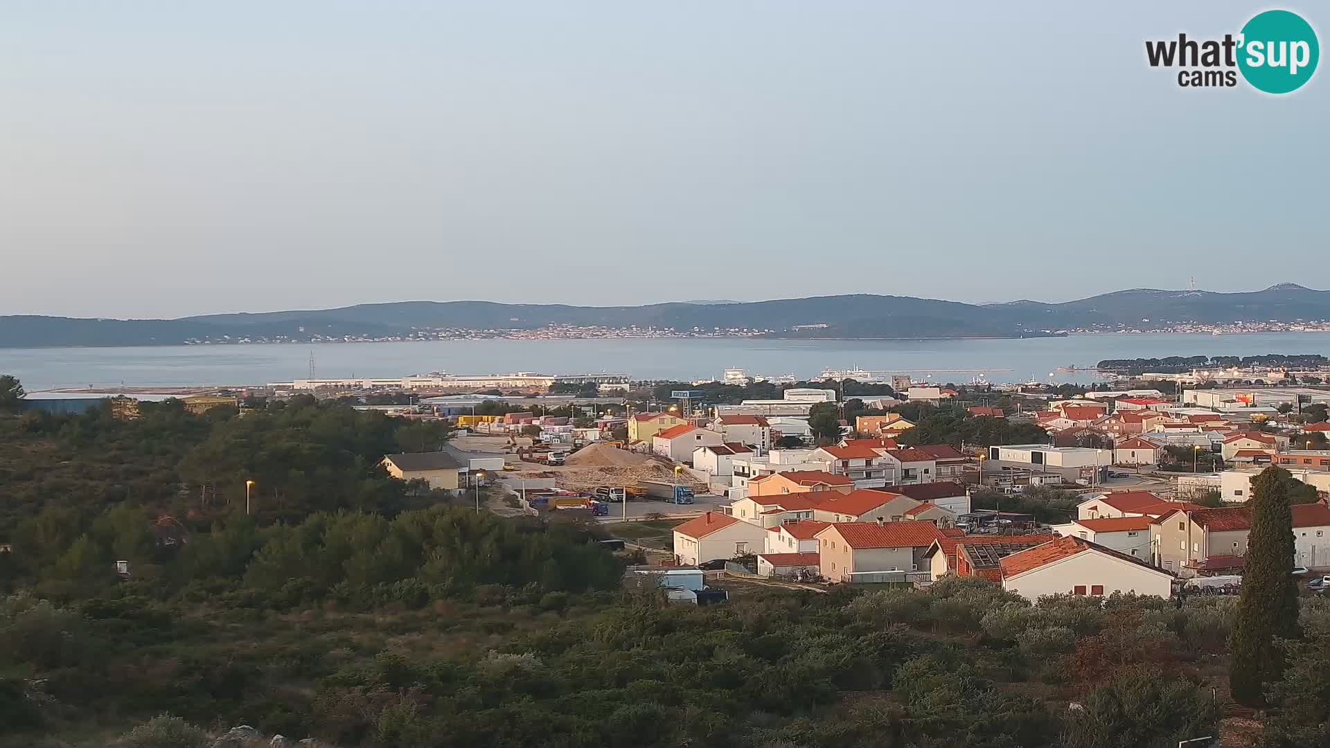Zadar Pristanišče Gazenica s panoramsko spletno kamero, Zadar, Hrvaška