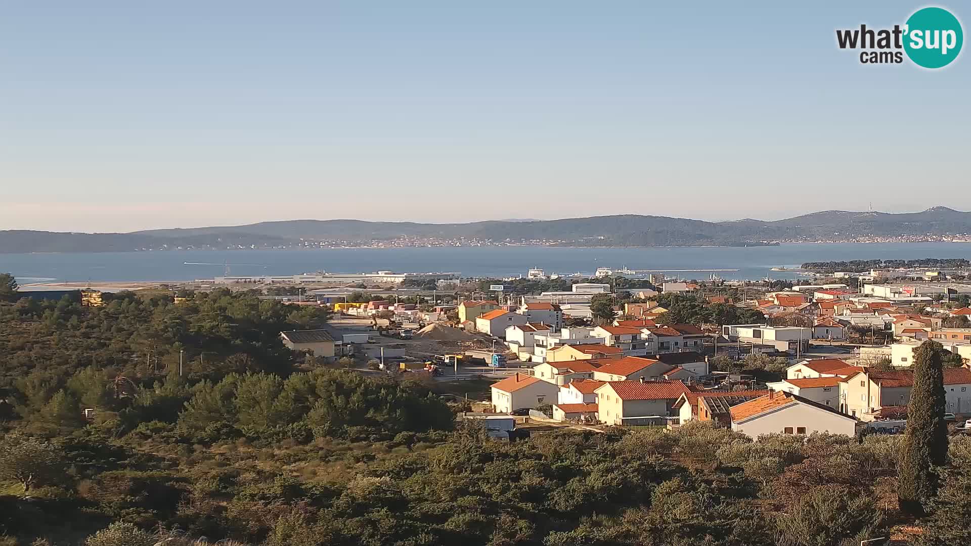 Panorama de la Webcam del Puerto Gazenica de Zadar, Zadar, Croacia