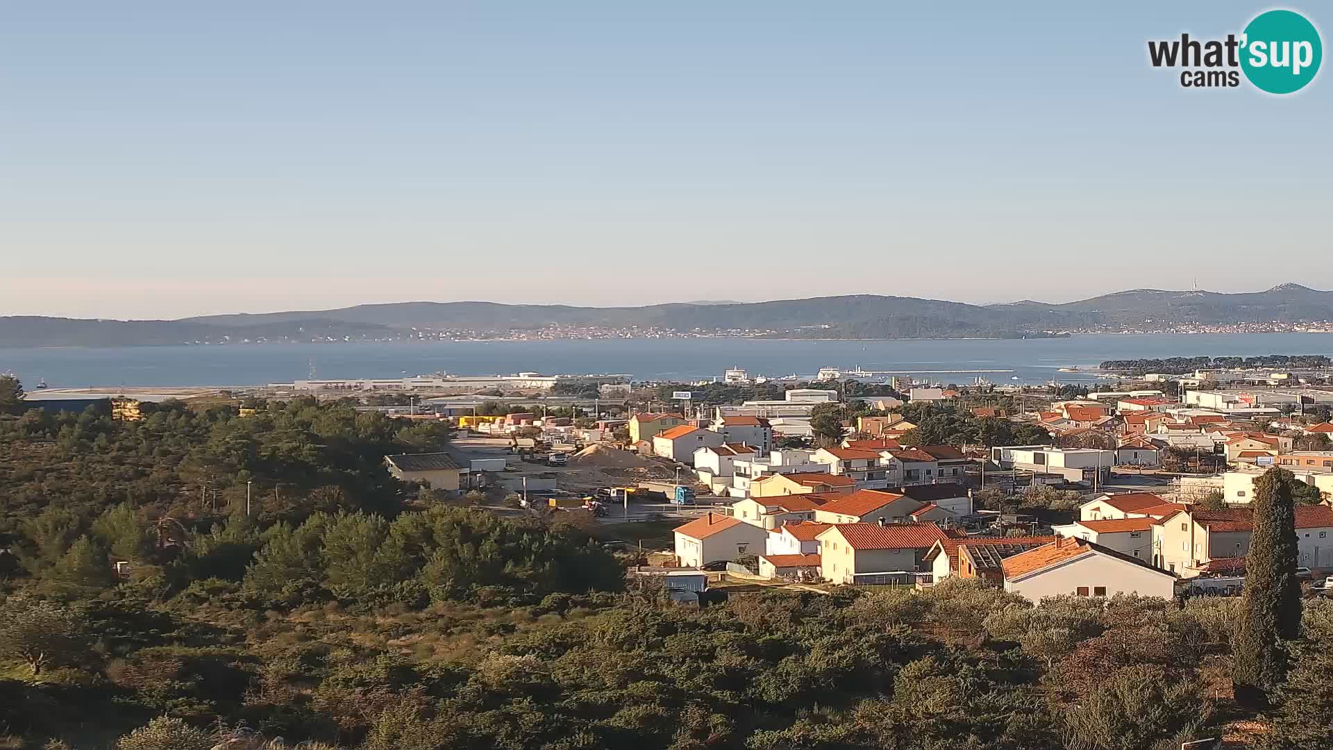 Zadar Pristanišče Gazenica s panoramsko spletno kamero, Zadar, Hrvaška