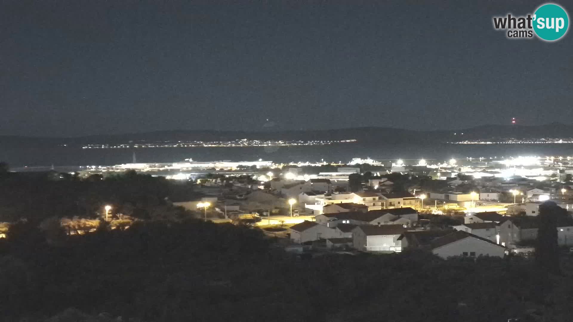 Panorama de la Webcam del Puerto Gazenica de Zadar, Zadar, Croacia