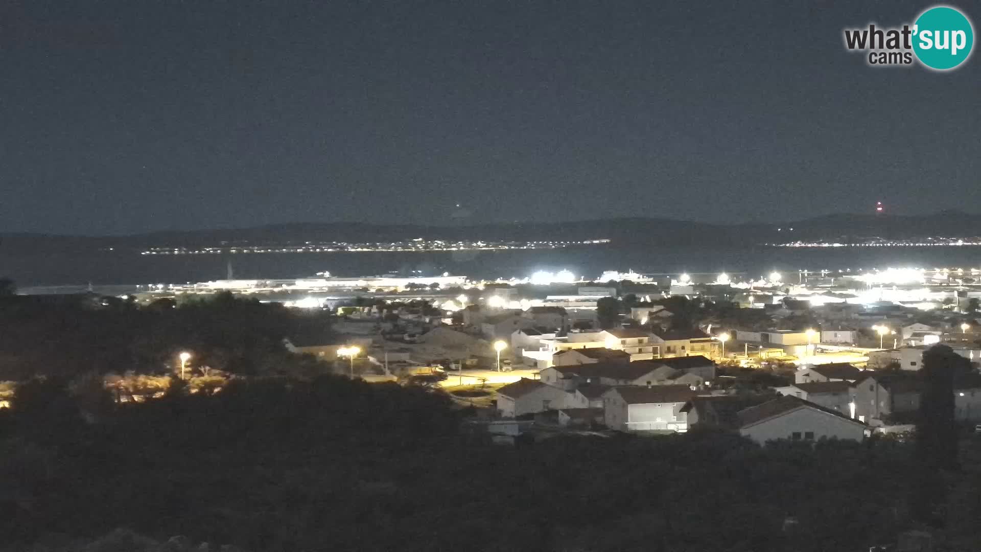Panorama de la Webcam del Puerto Gazenica de Zadar, Zadar, Croacia