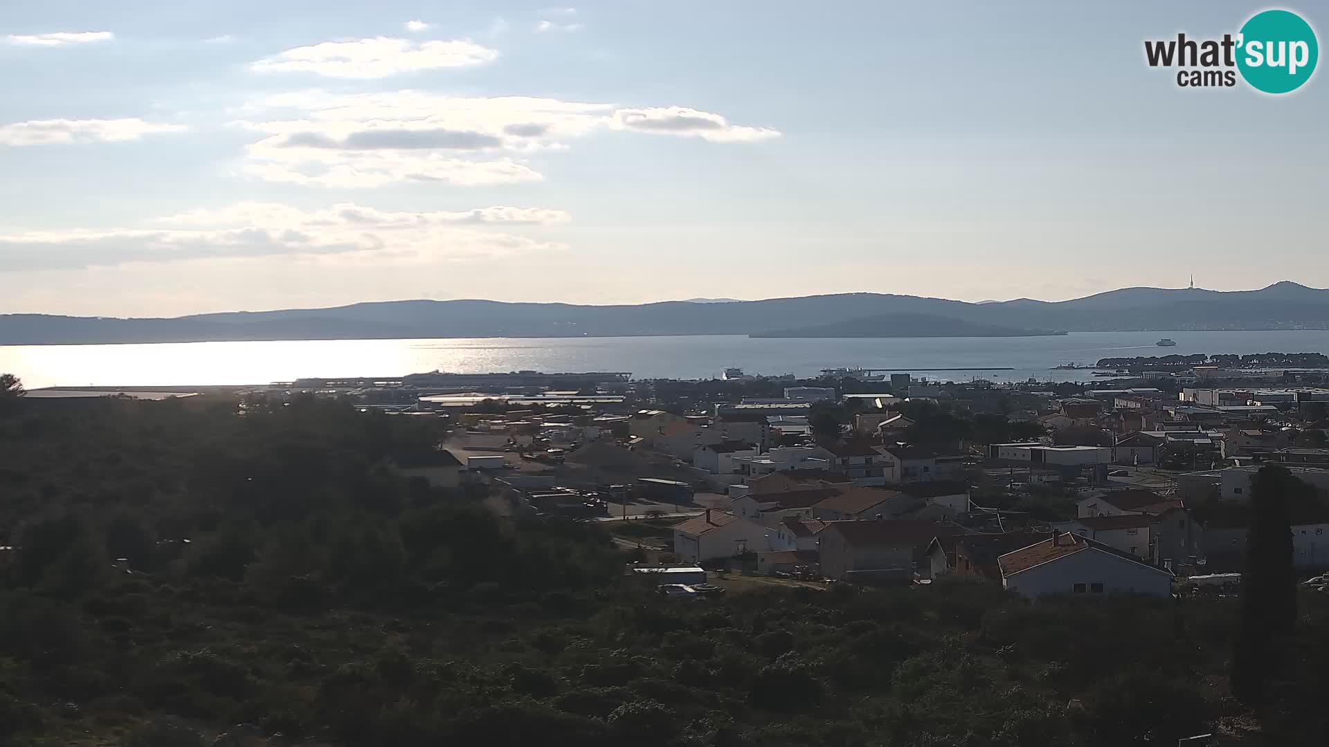 Panorama de la Webcam del Puerto Gazenica de Zadar, Zadar, Croacia